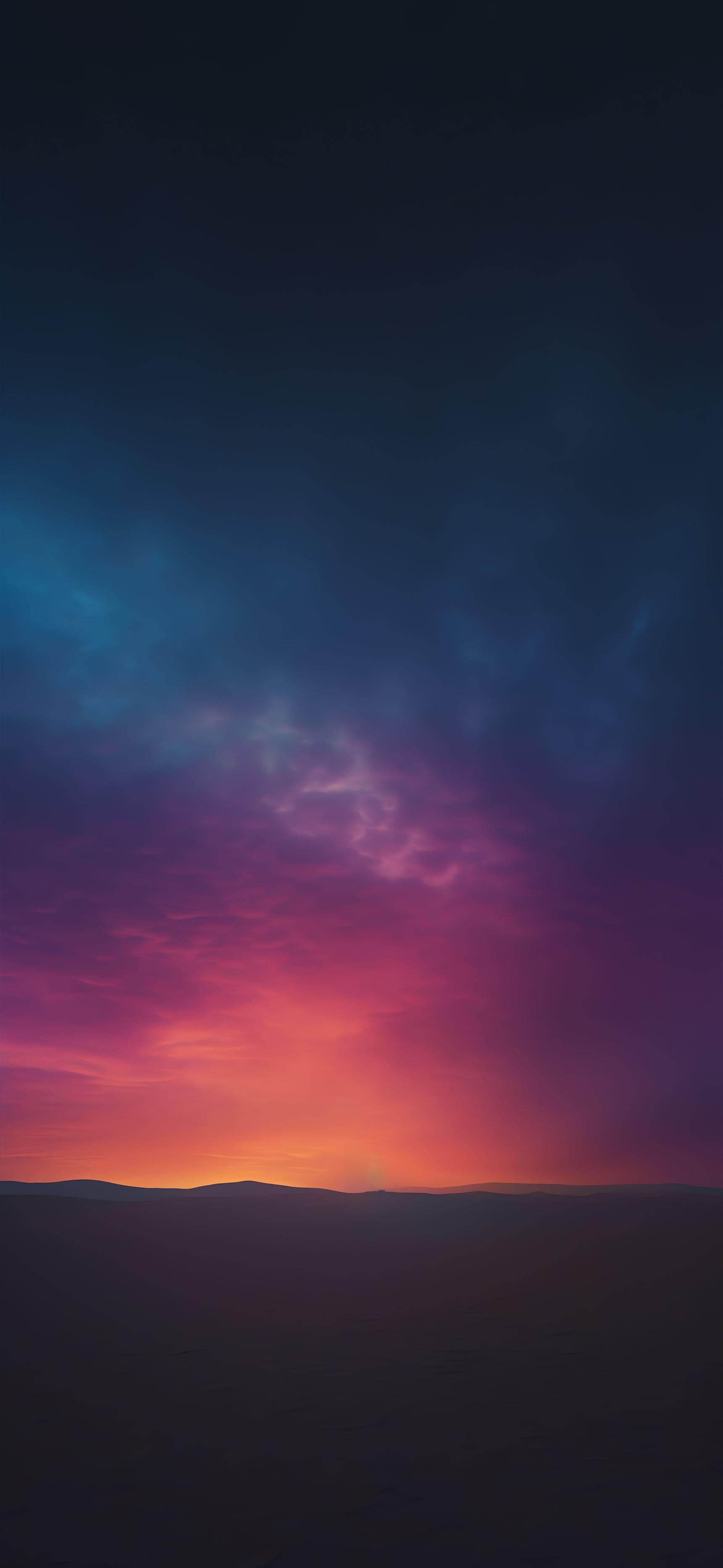 Vivid Sunset Horizon - Pro phone wallpaper