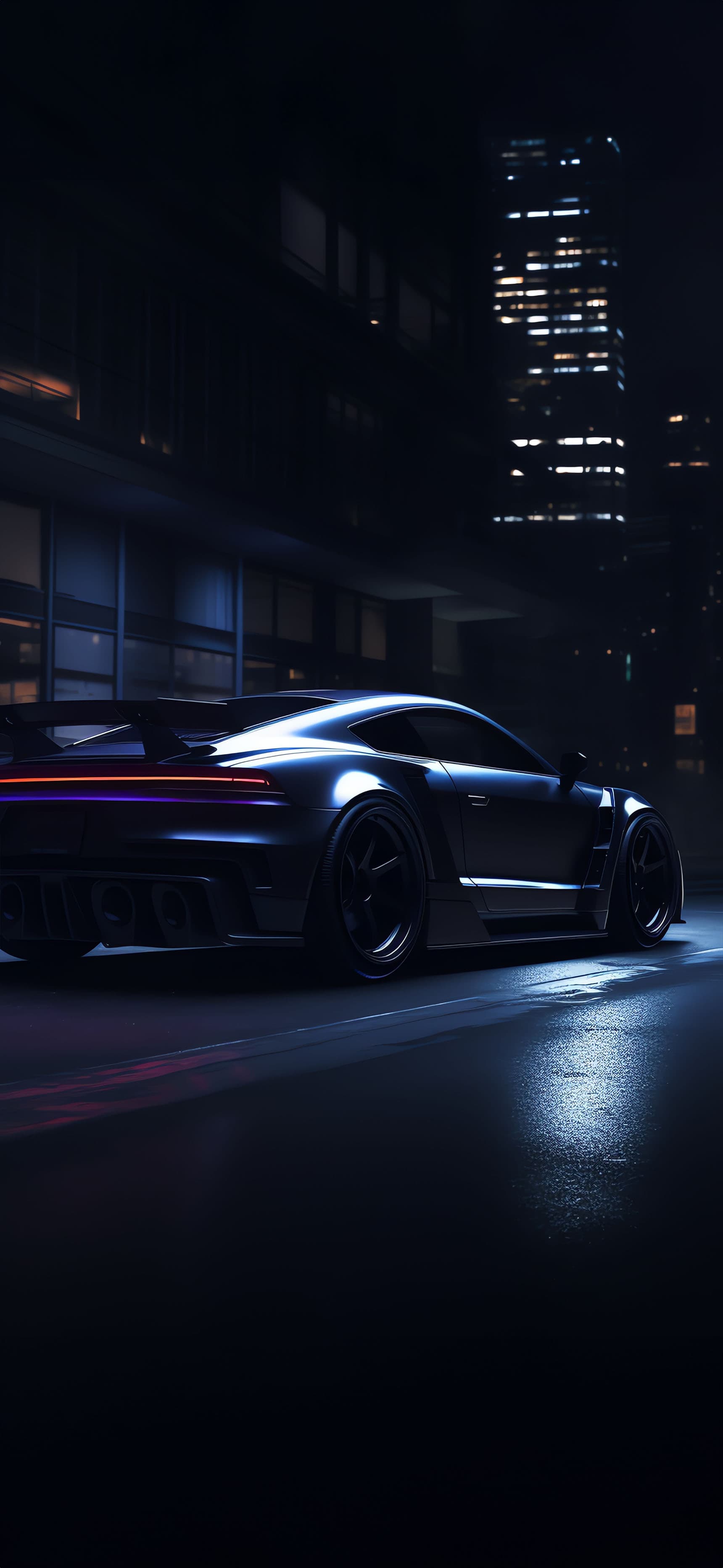 City Car Night - Pro phone wallpaper