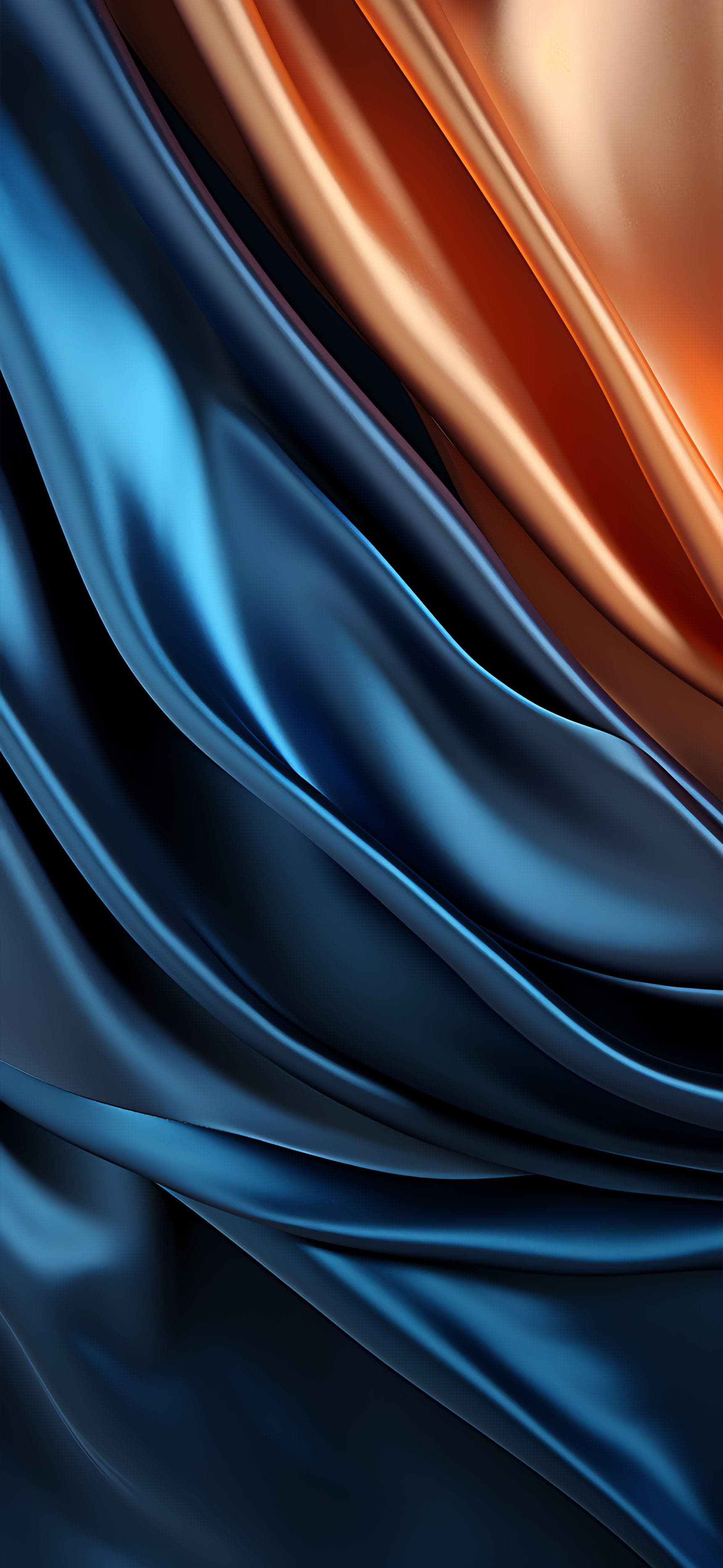 Deep Blue Silk - Pro phone wallpaper