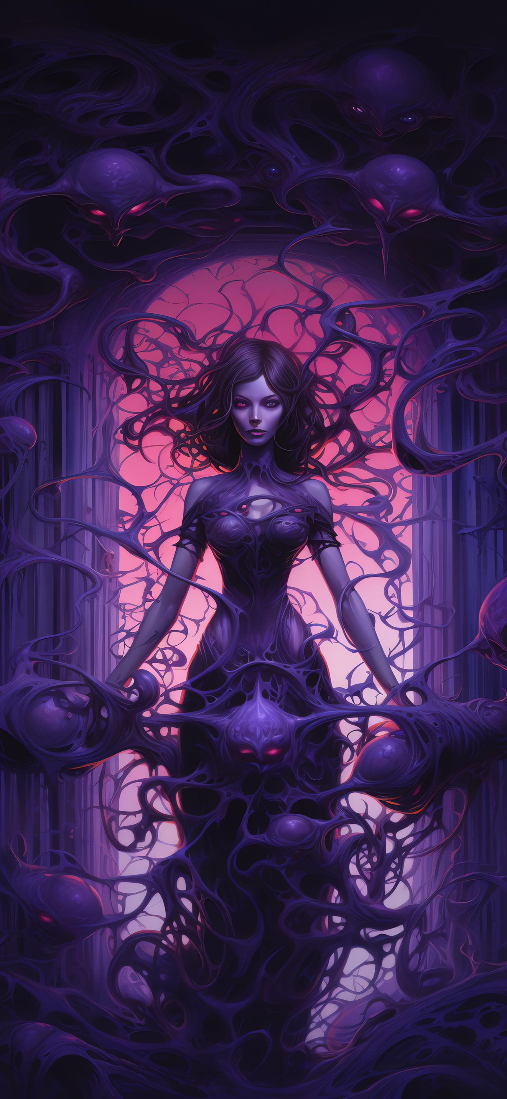 Dark Entity Portrait - Pro phone wallpaper