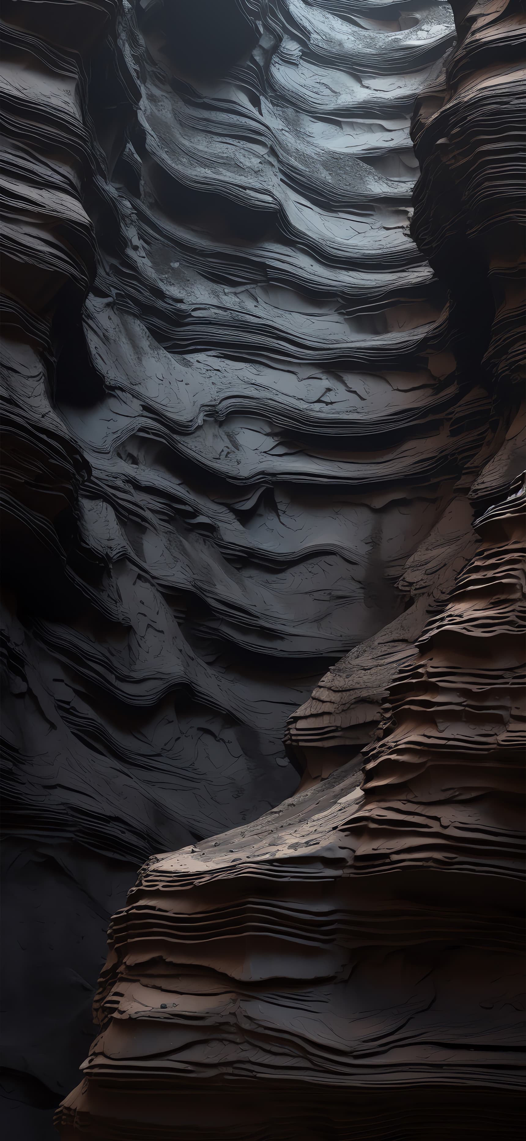 Deep Canyon Walls - Pro phone wallpaper