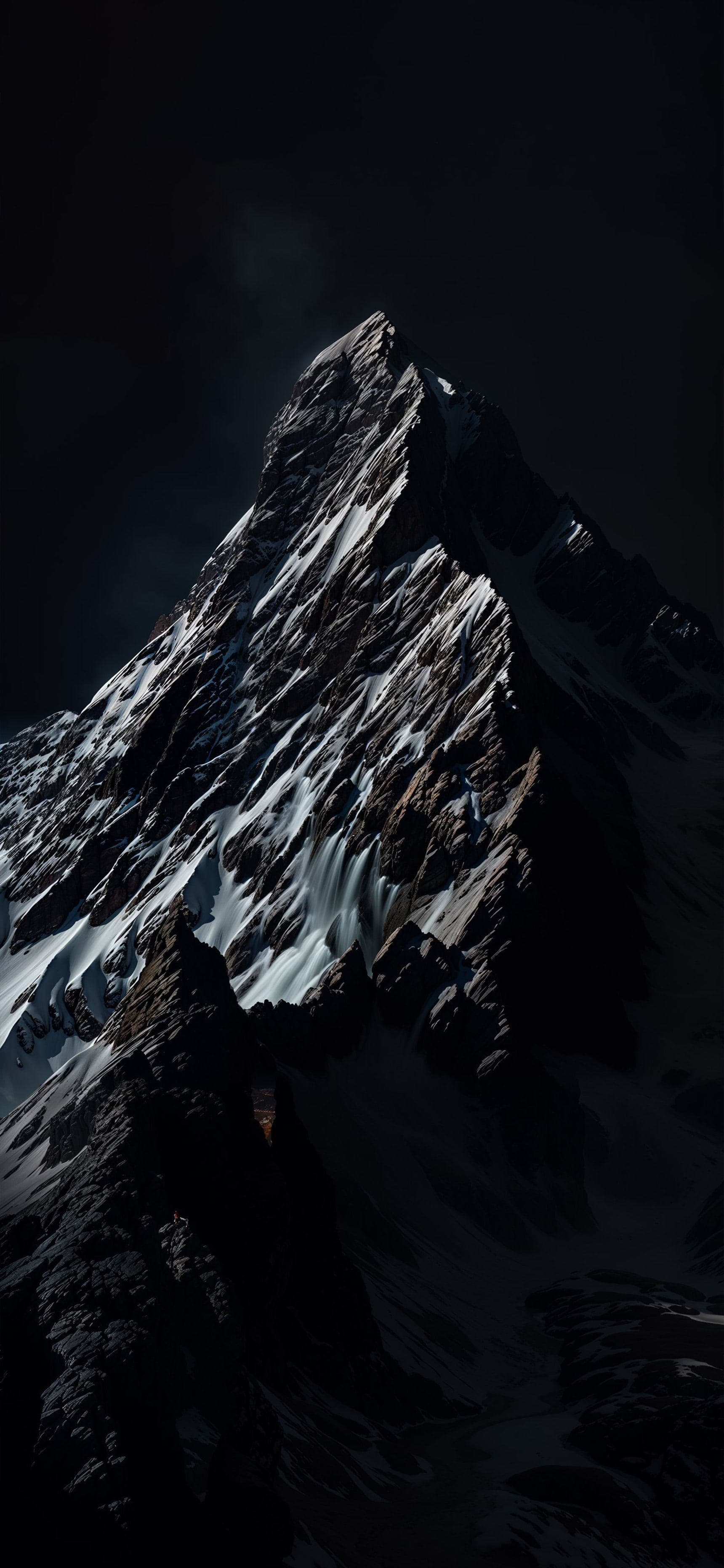 Shadowed Peak - Pro phone wallpaper