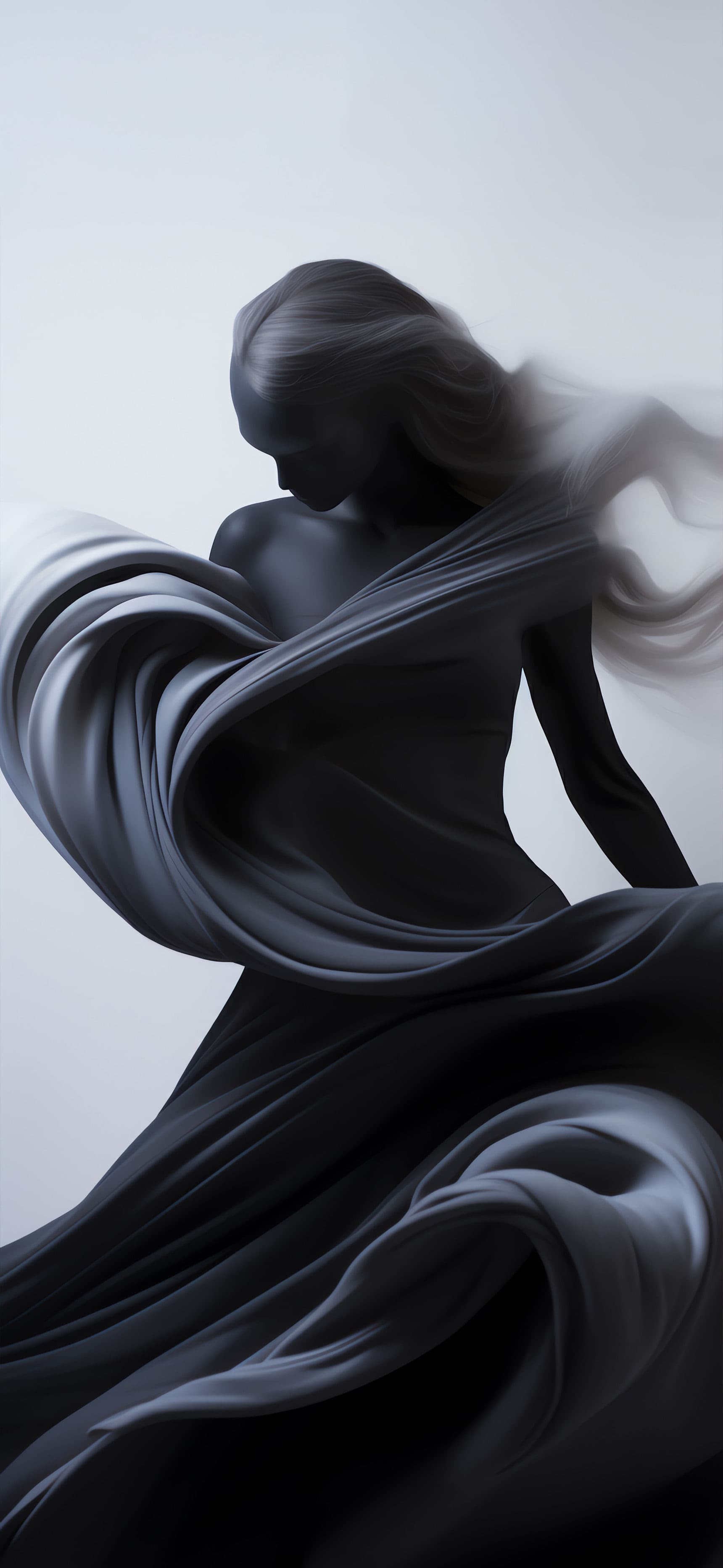 Flowing Form - Pro phone wallpaper