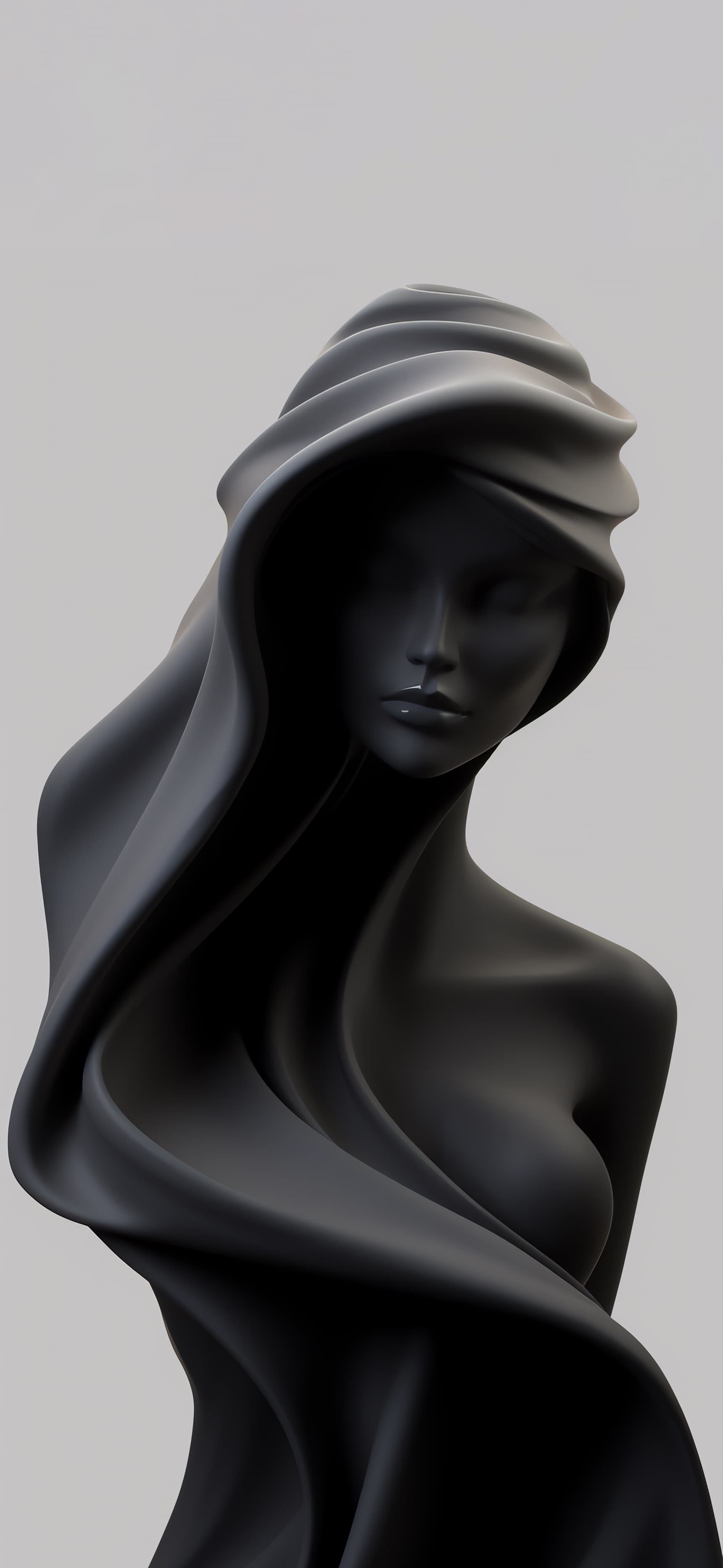 Sculpted Serenity - Pro phone wallpaper