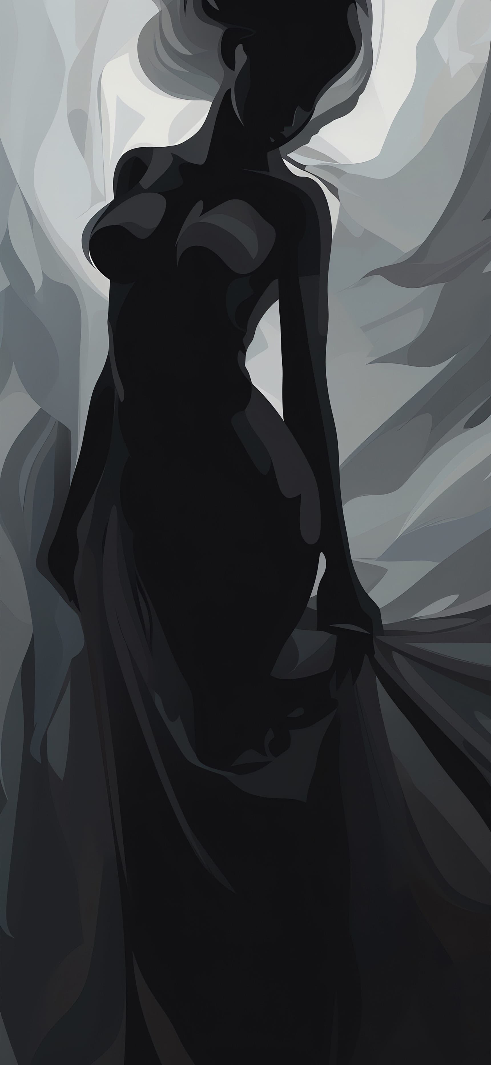 Silhouette Elegance - Pro phone wallpaper