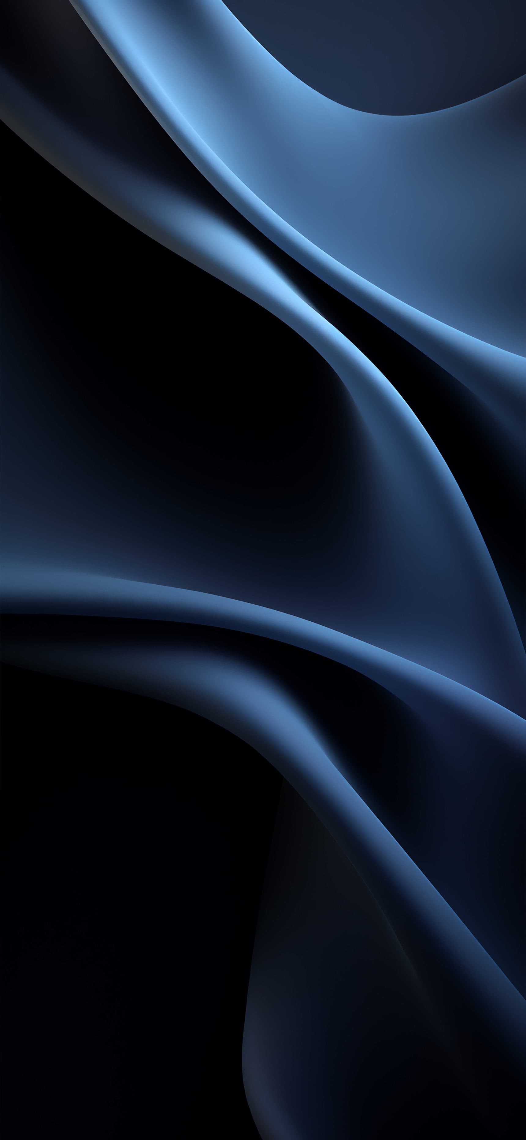 Blue Silk Curves - Pro phone wallpaper