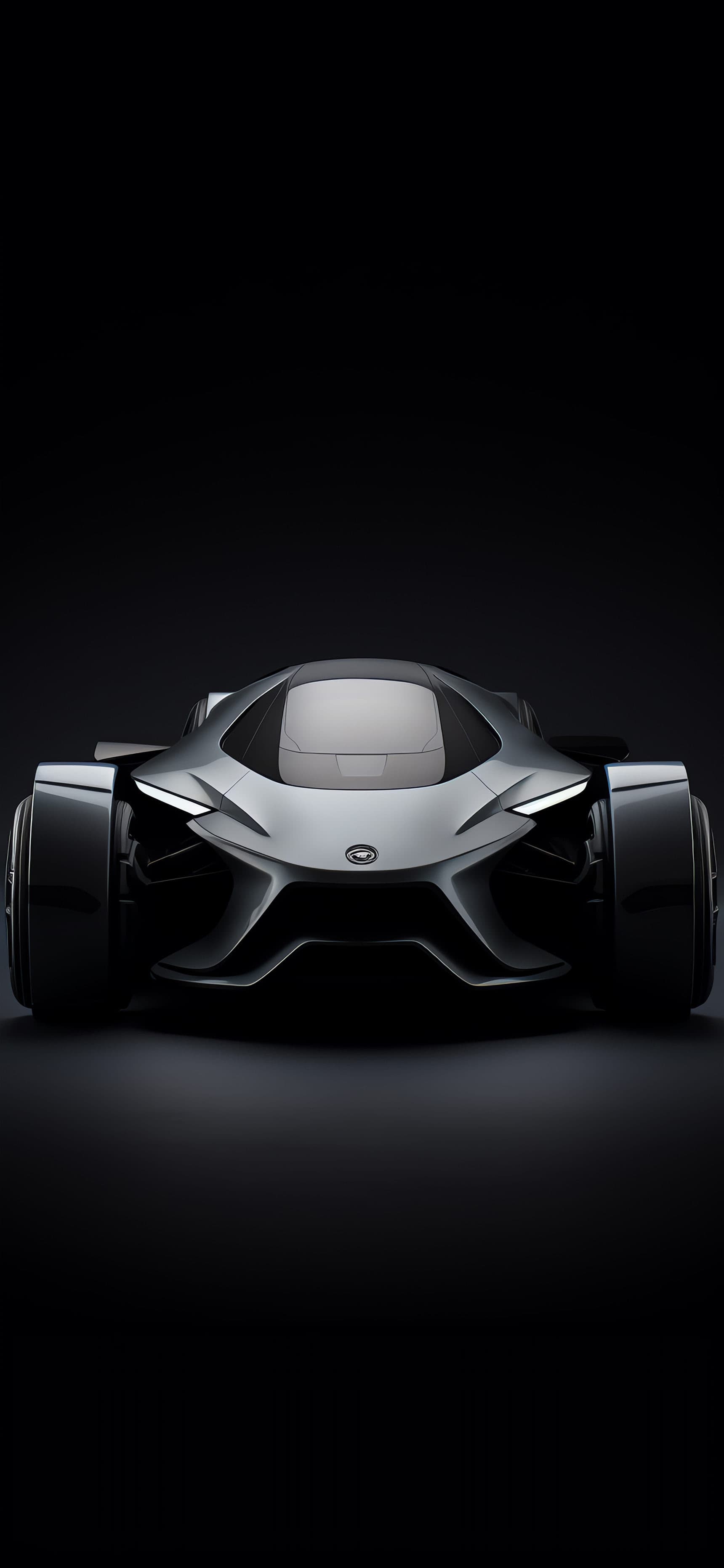 Sleek Silver Racer - Pro phone wallpaper
