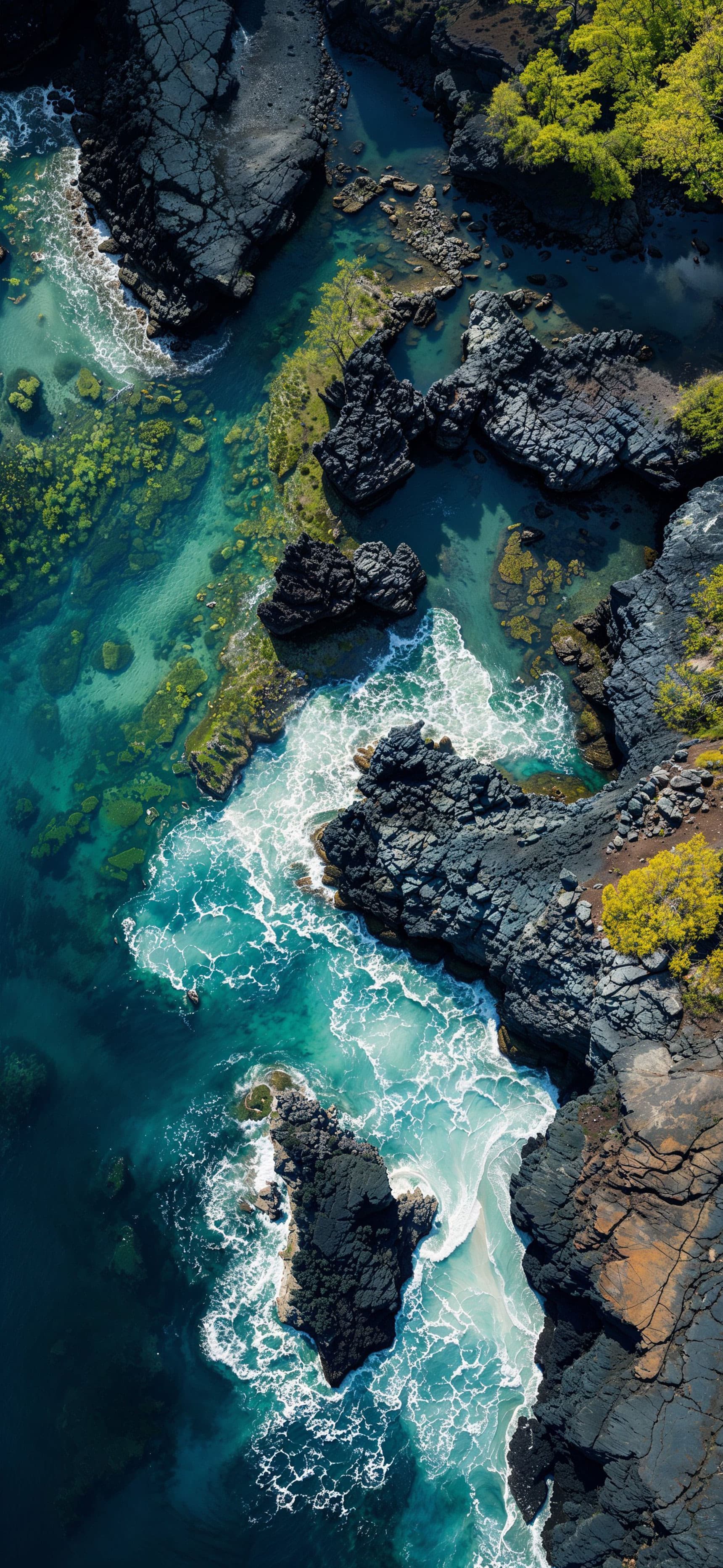 Coastal Rock Formation - Pro phone wallpaper