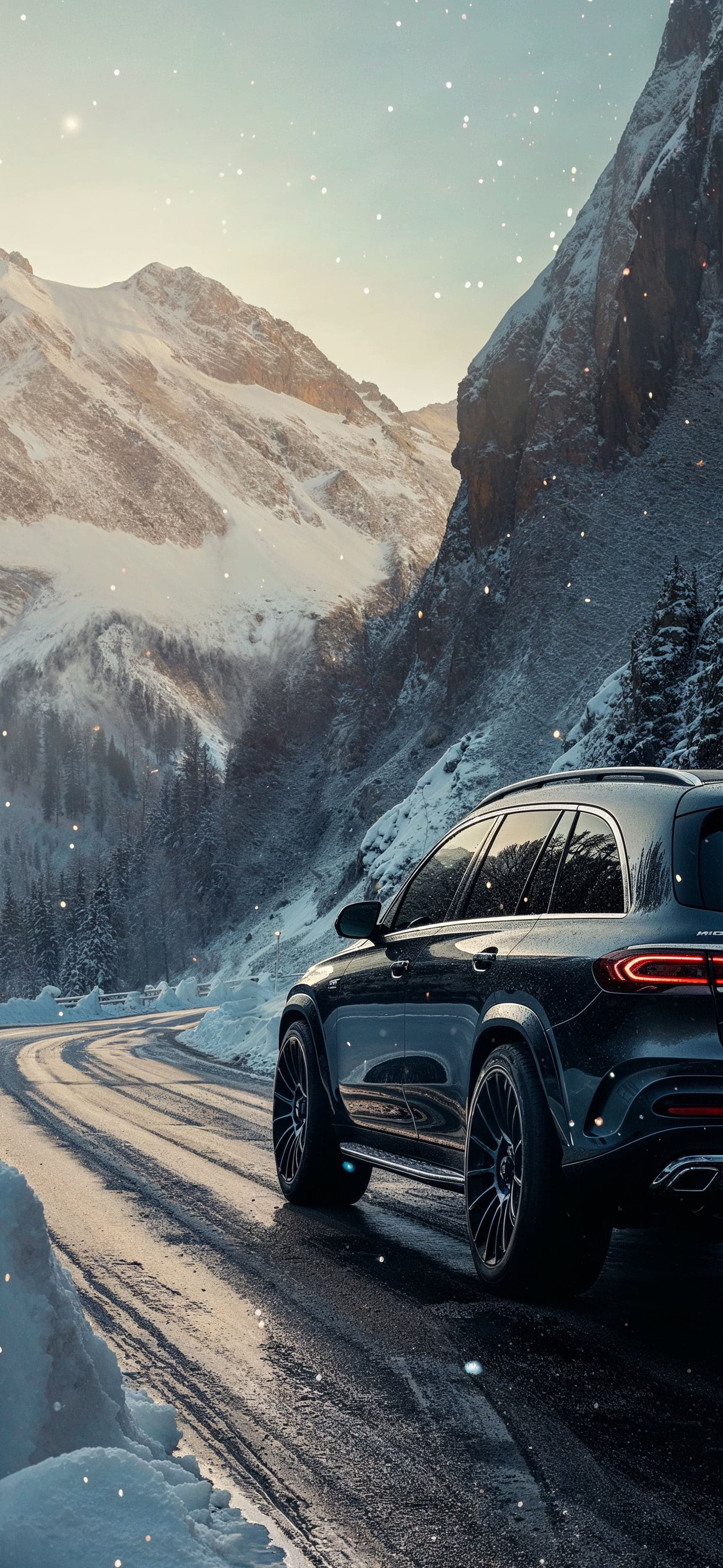 Winter Car Escape - Pro phone wallpaper