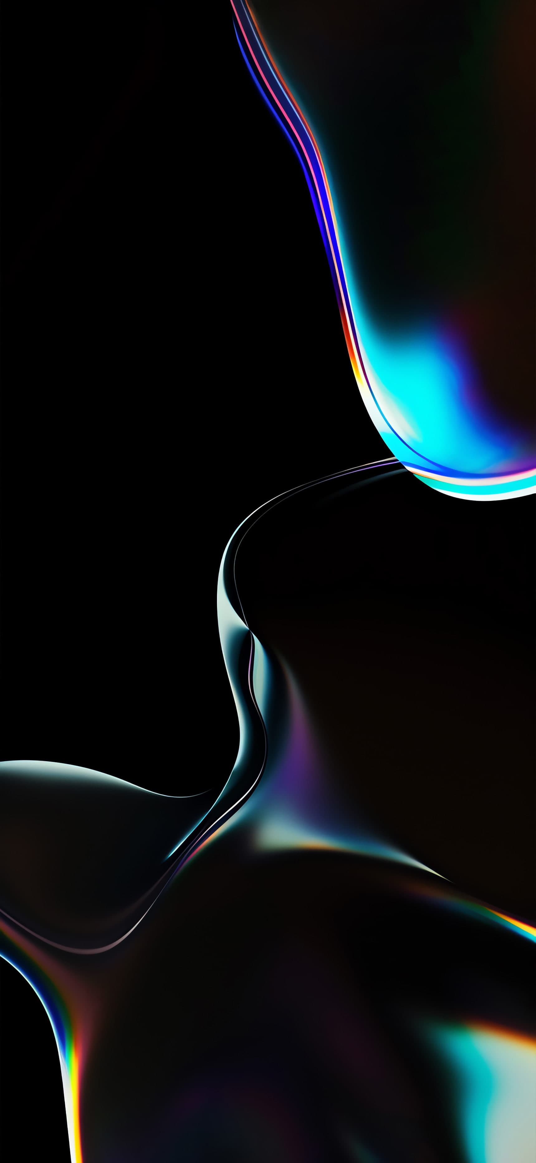 Metallic Flow Abstract - Pro phone wallpaper