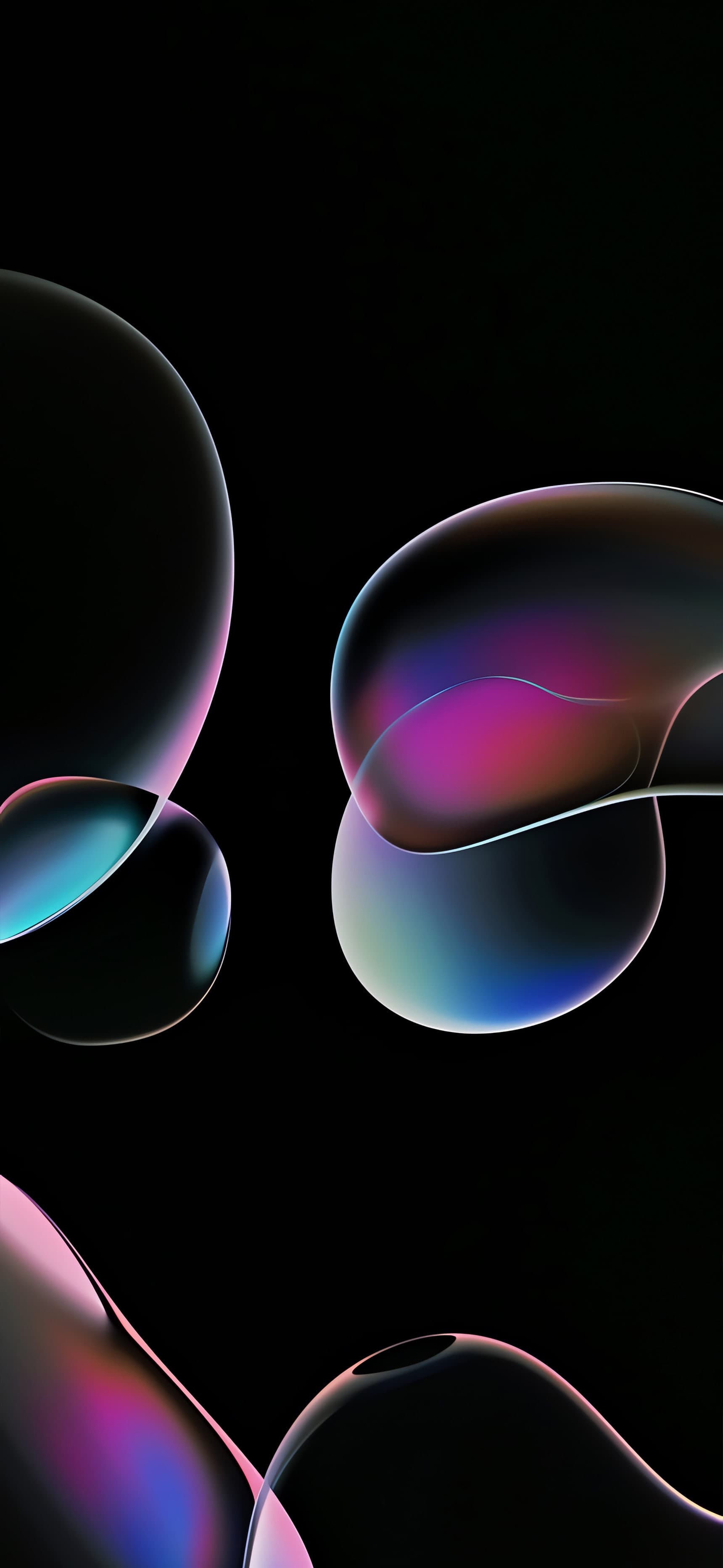 Abstract Bubbles - Pro phone wallpaper
