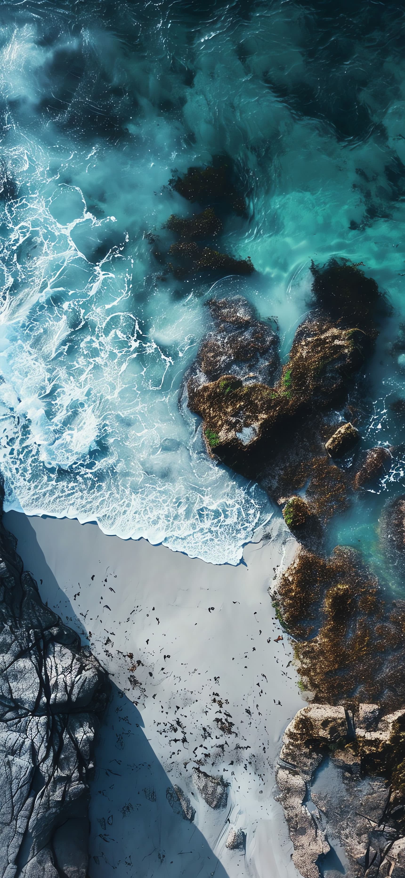 Oceanic Rocks - Pro phone wallpaper