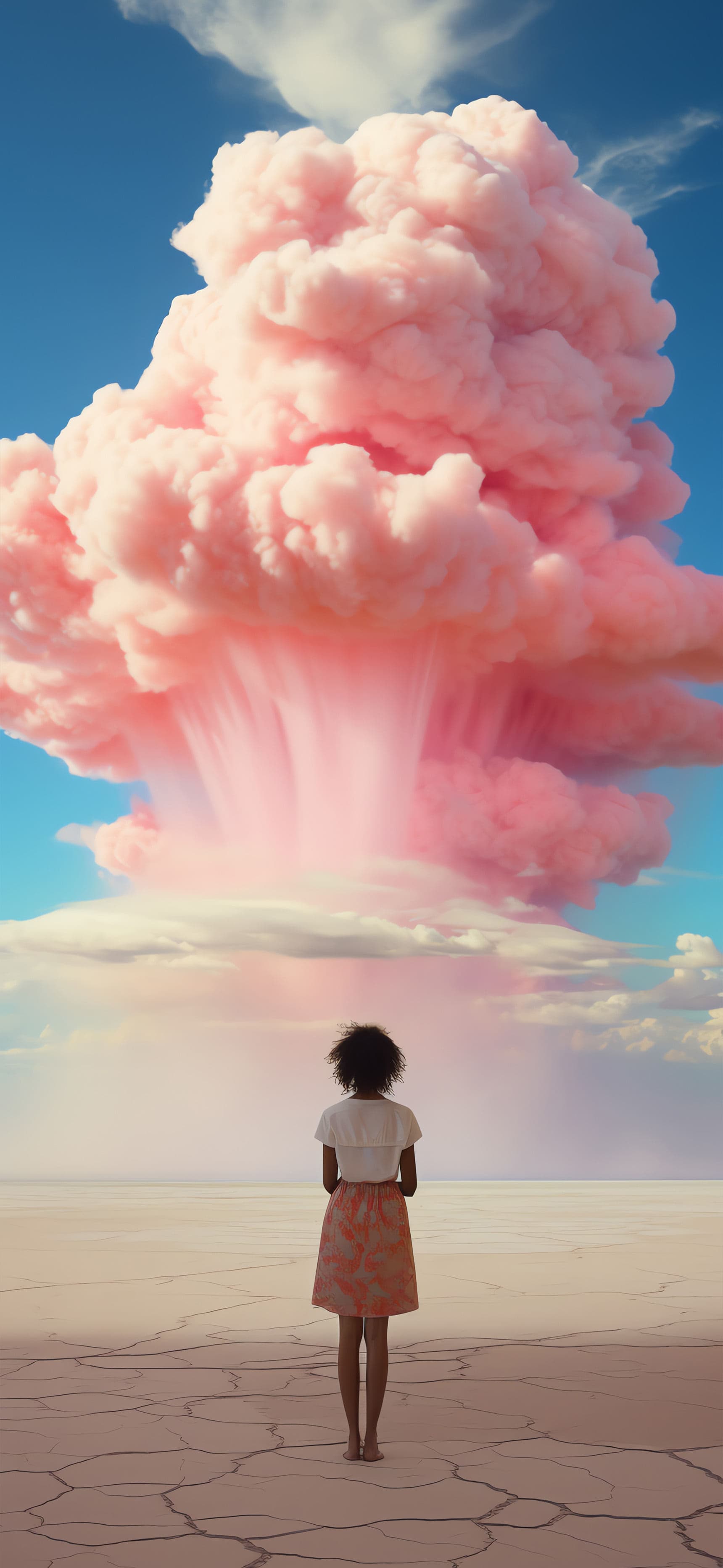 Apocalyptic Cloud Gaze - Pro phone wallpaper