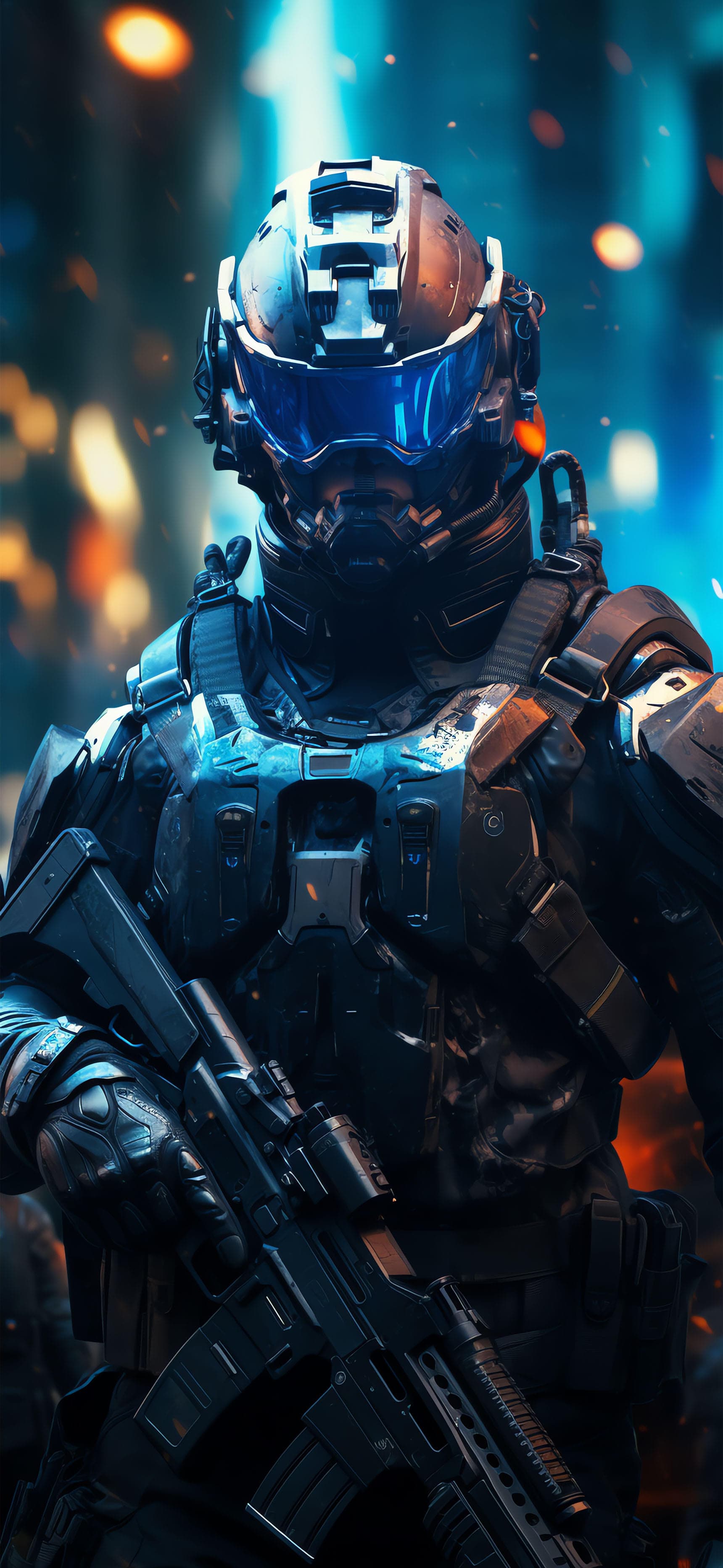 Cyberpunk Combat Ready - Pro phone wallpaper