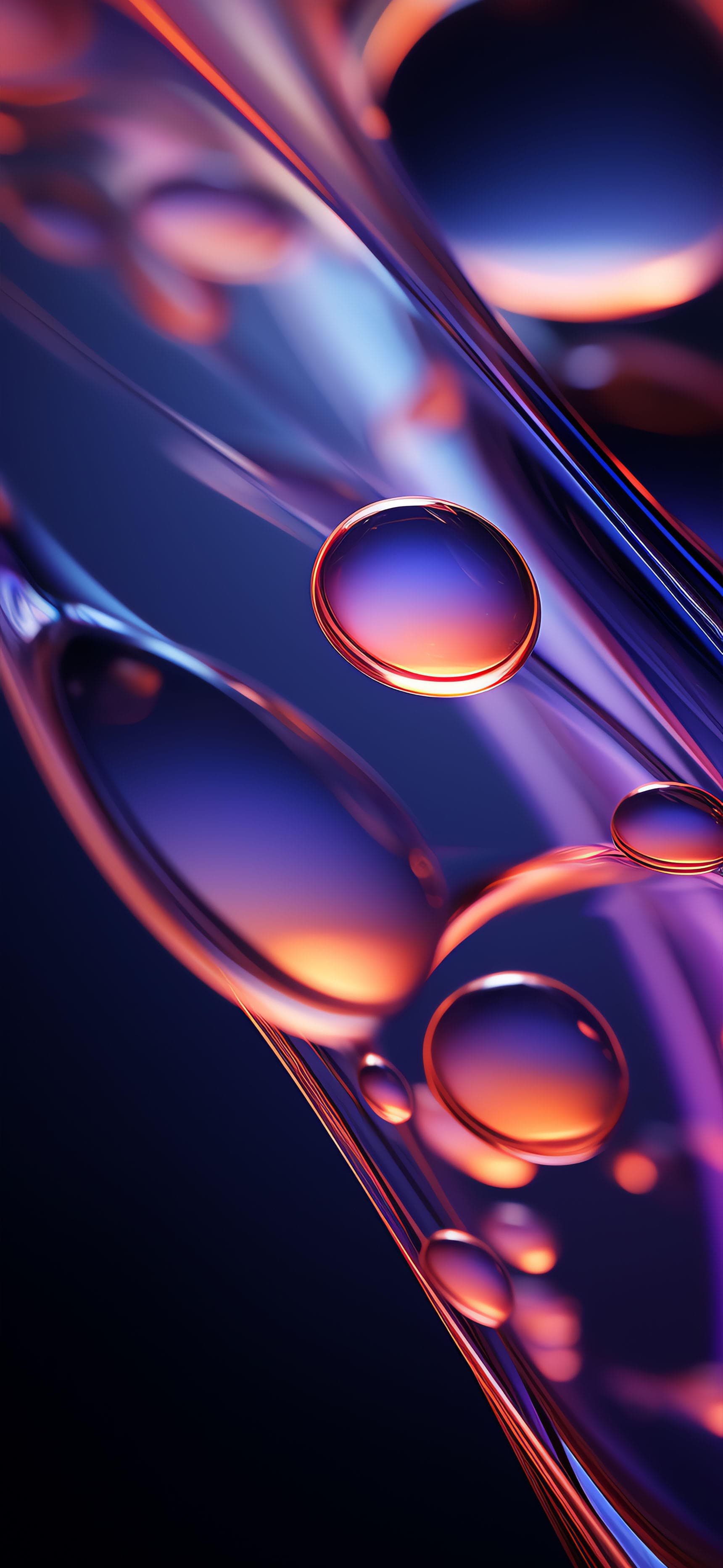 Abstract Glass Orbs - Pro phone wallpaper