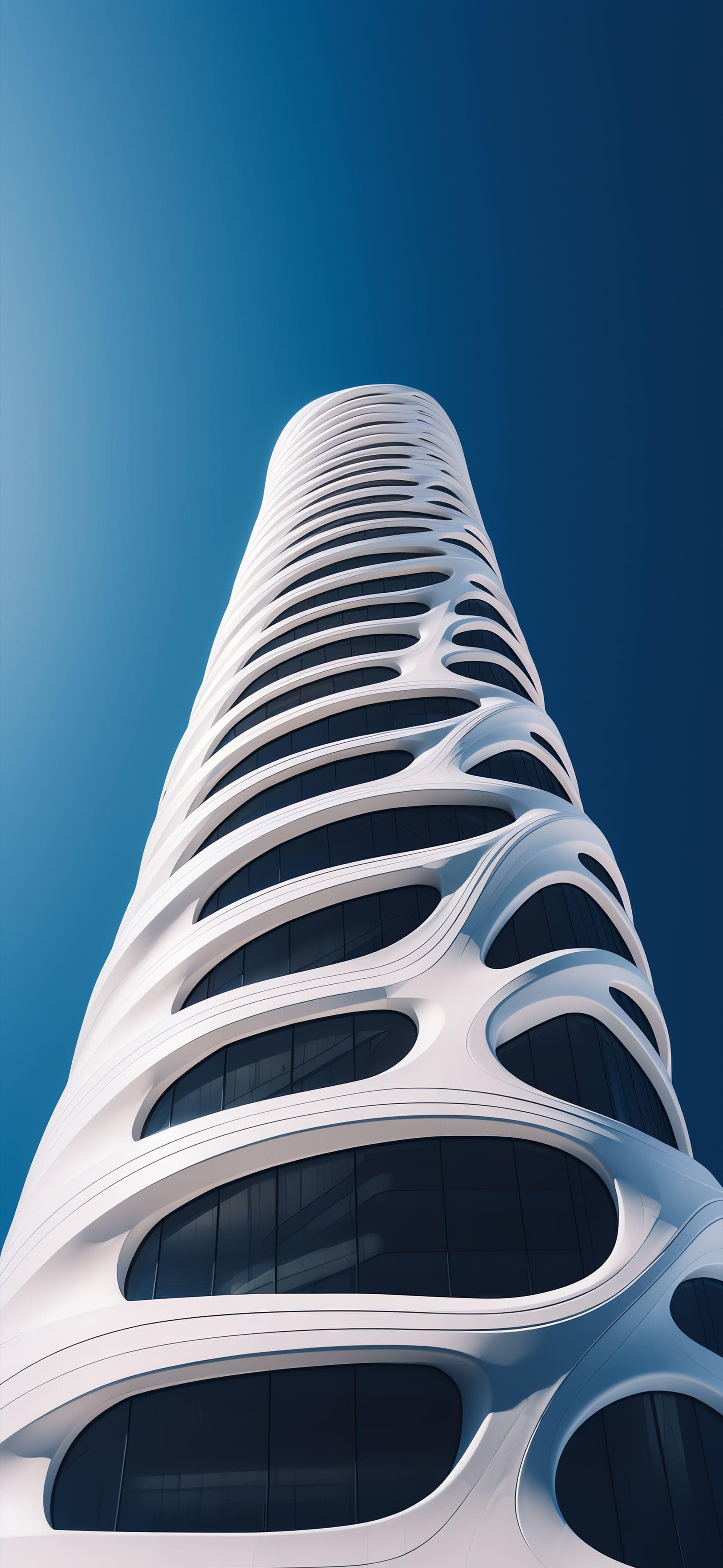 Futuristic Tower - Pro phone wallpaper