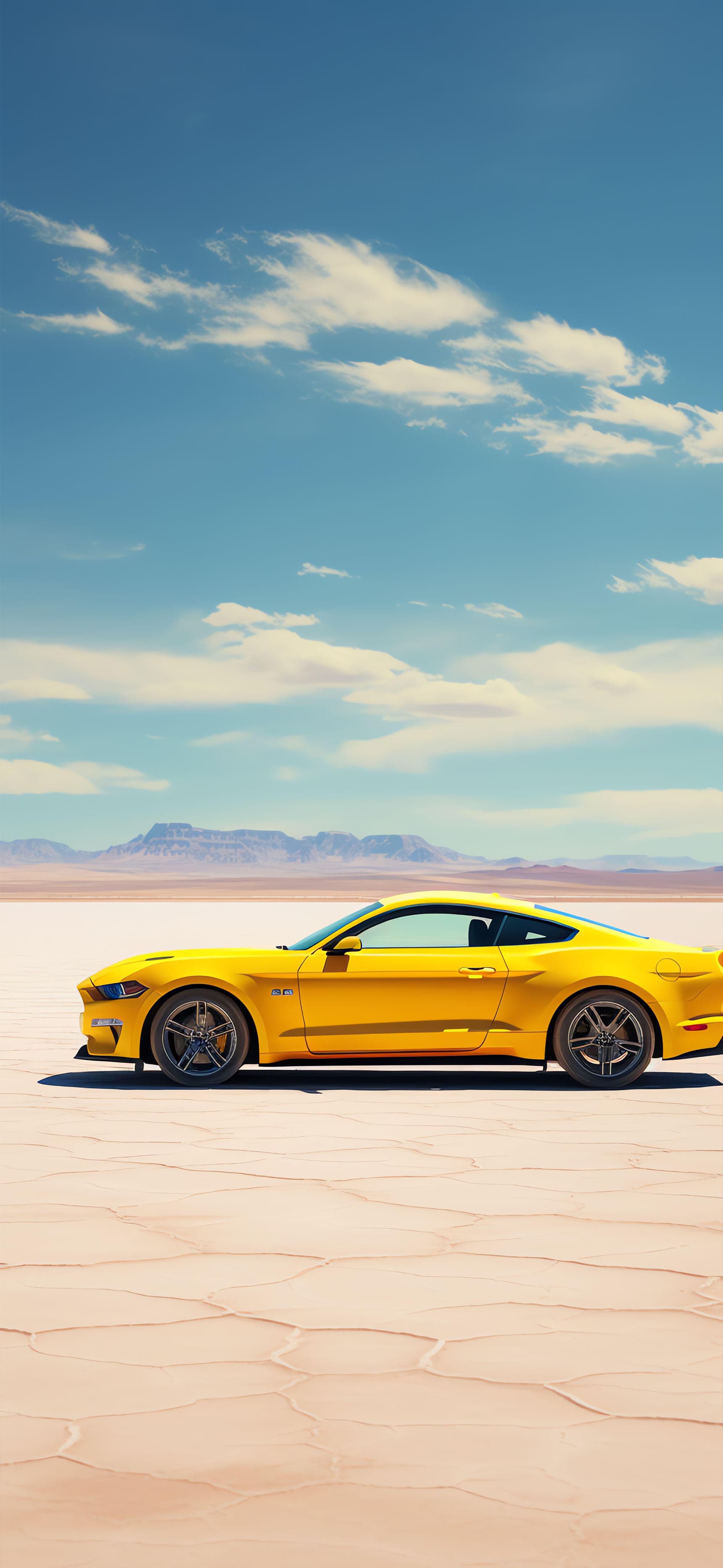 Desert Mustang - Pro phone wallpaper