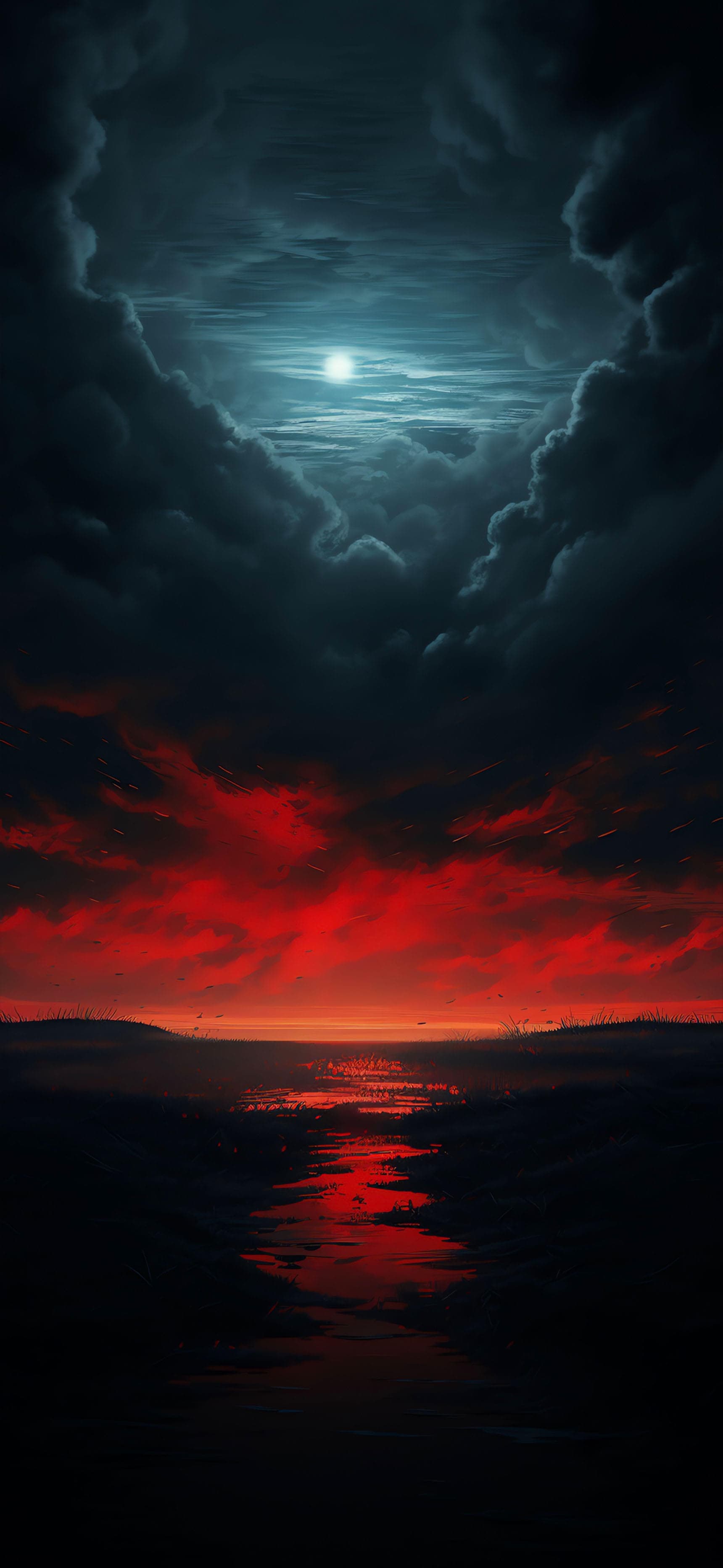 Infernal Sky - Pro phone wallpaper