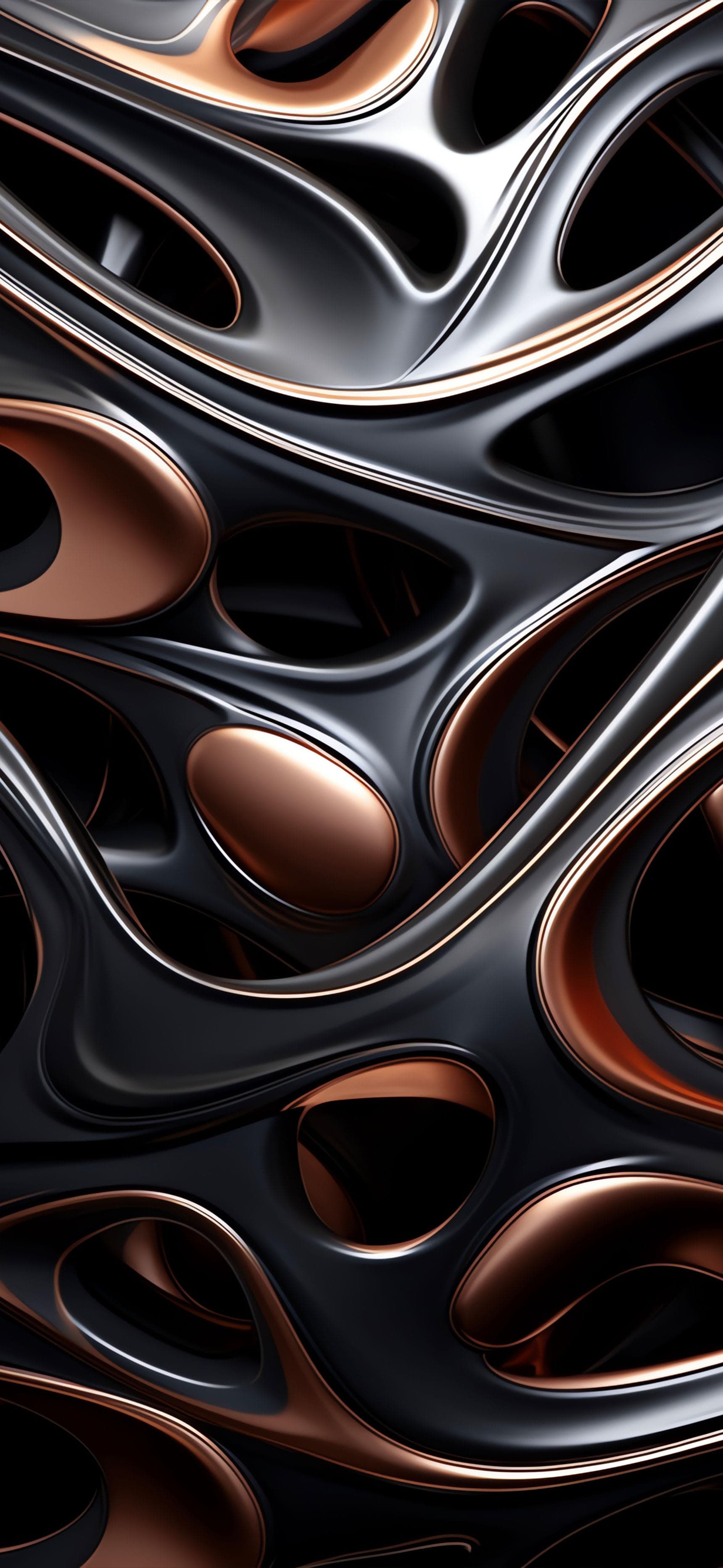 Abstract Metal Weave - Pro phone wallpaper