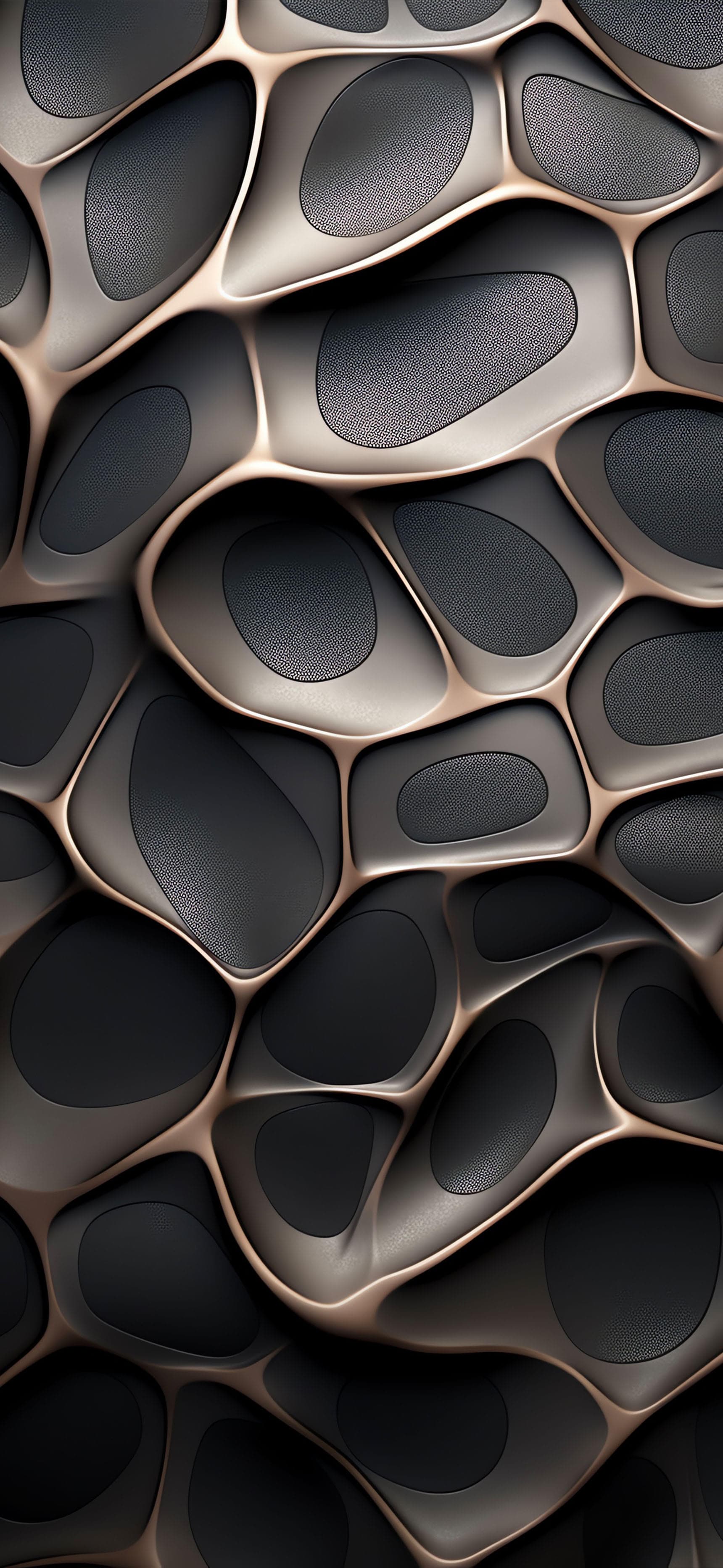 Organic Metal Texture - Pro phone wallpaper