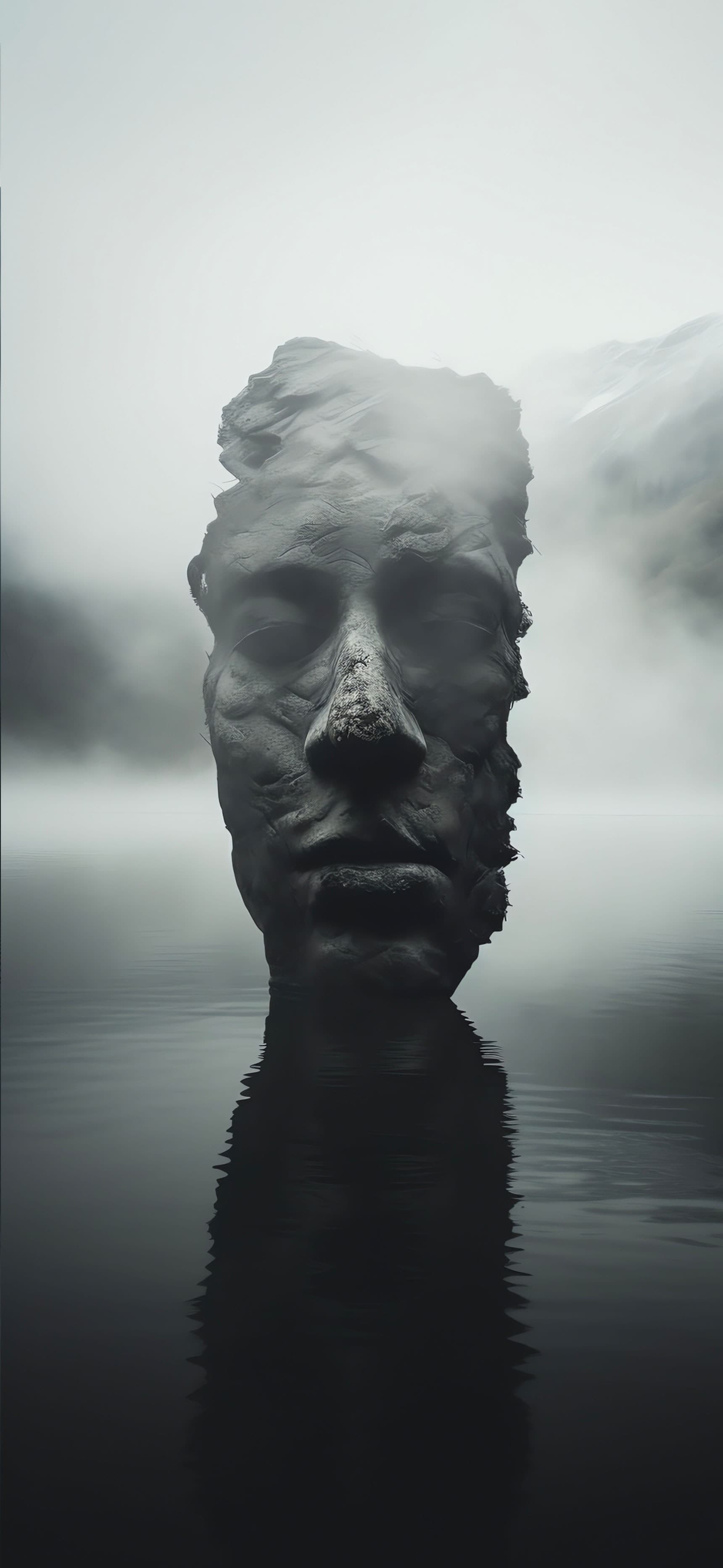 Ornate Mask Reflection - Pro phone wallpaper