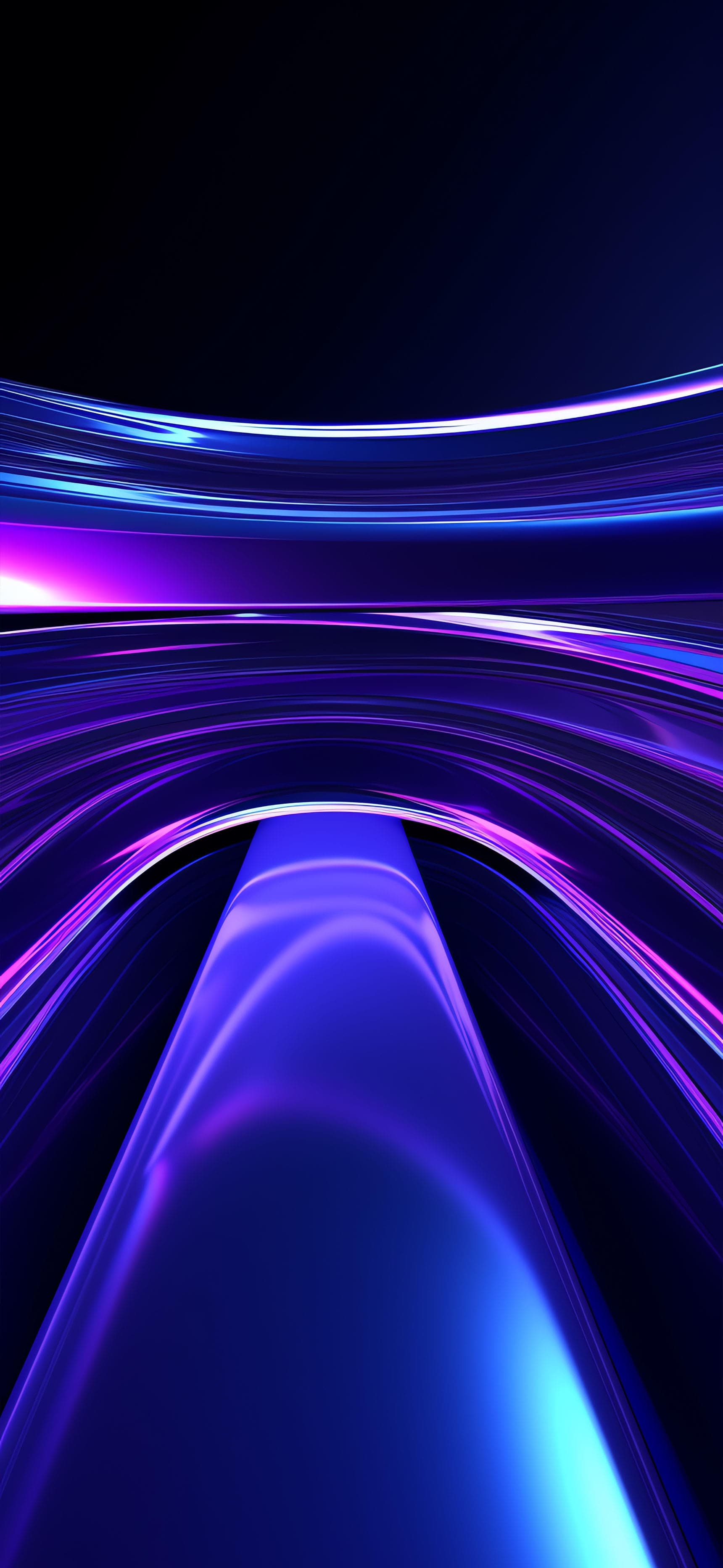 Abstract Purple Curves - Pro phone wallpaper