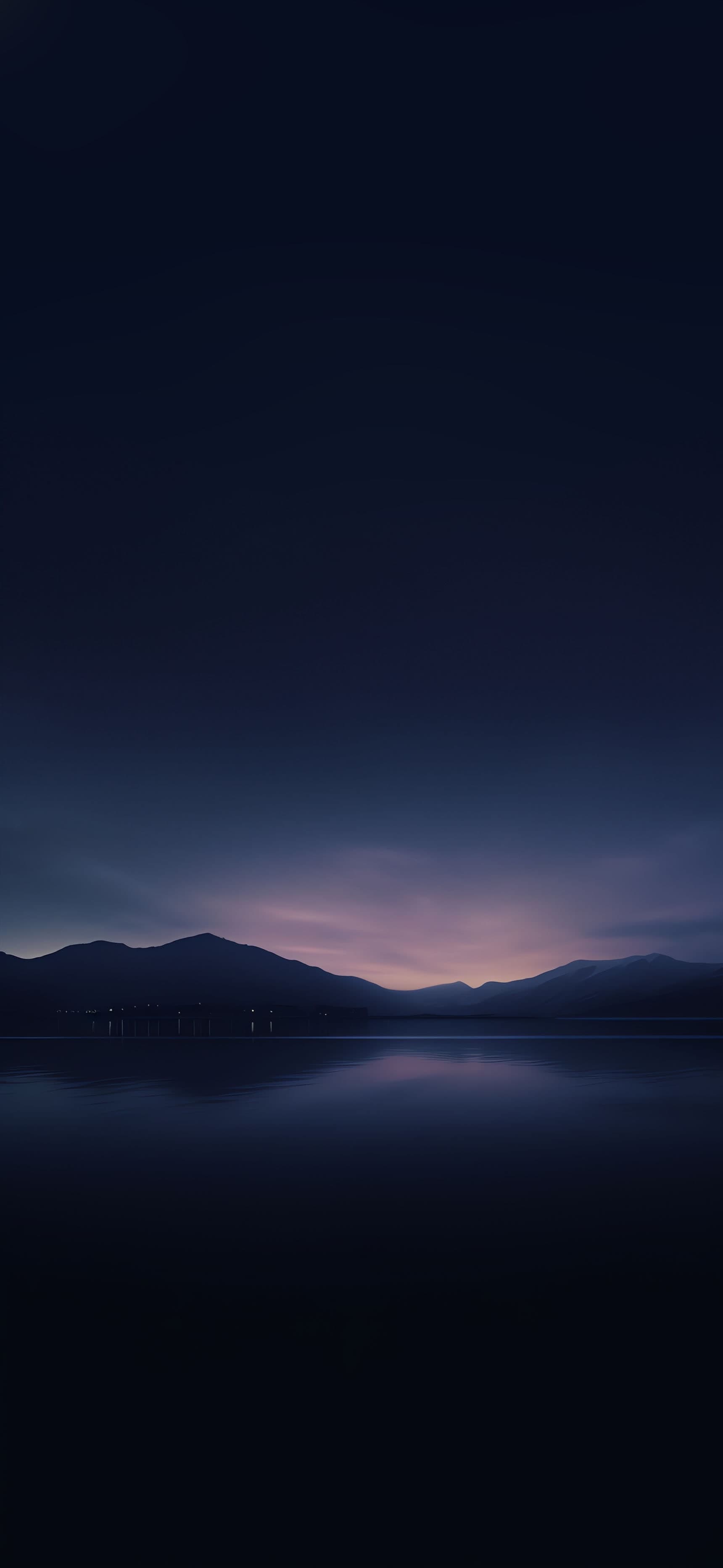 Night Lake Serenity - Pro phone wallpaper