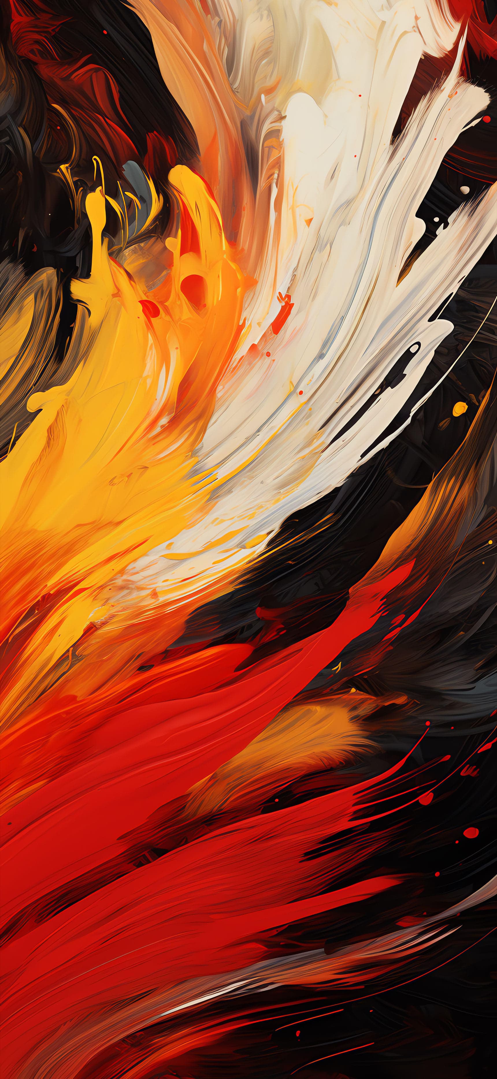 Abstract Paint Flow - Pro phone wallpaper
