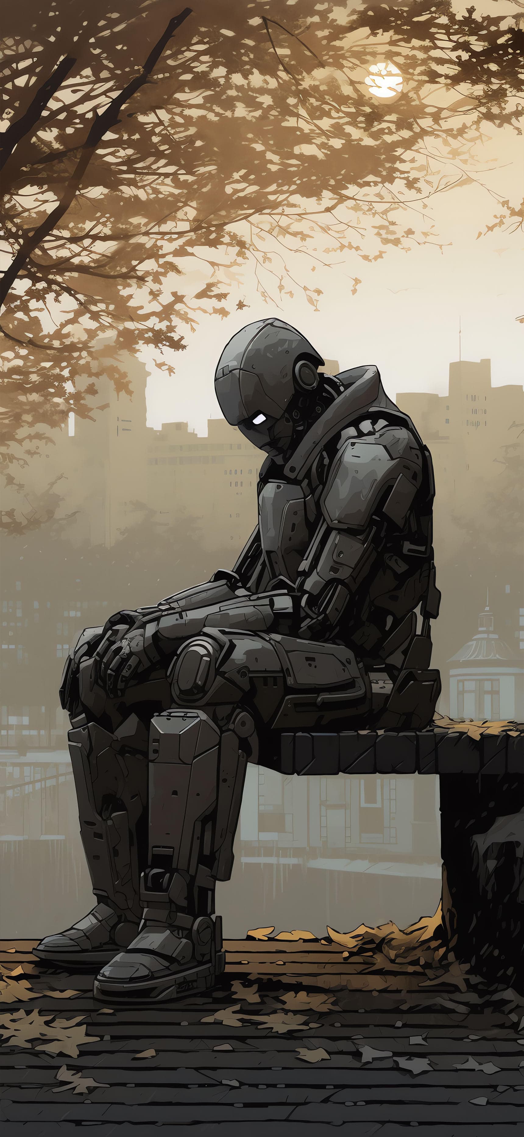 Robot's Lonely Day - Pro phone wallpaper