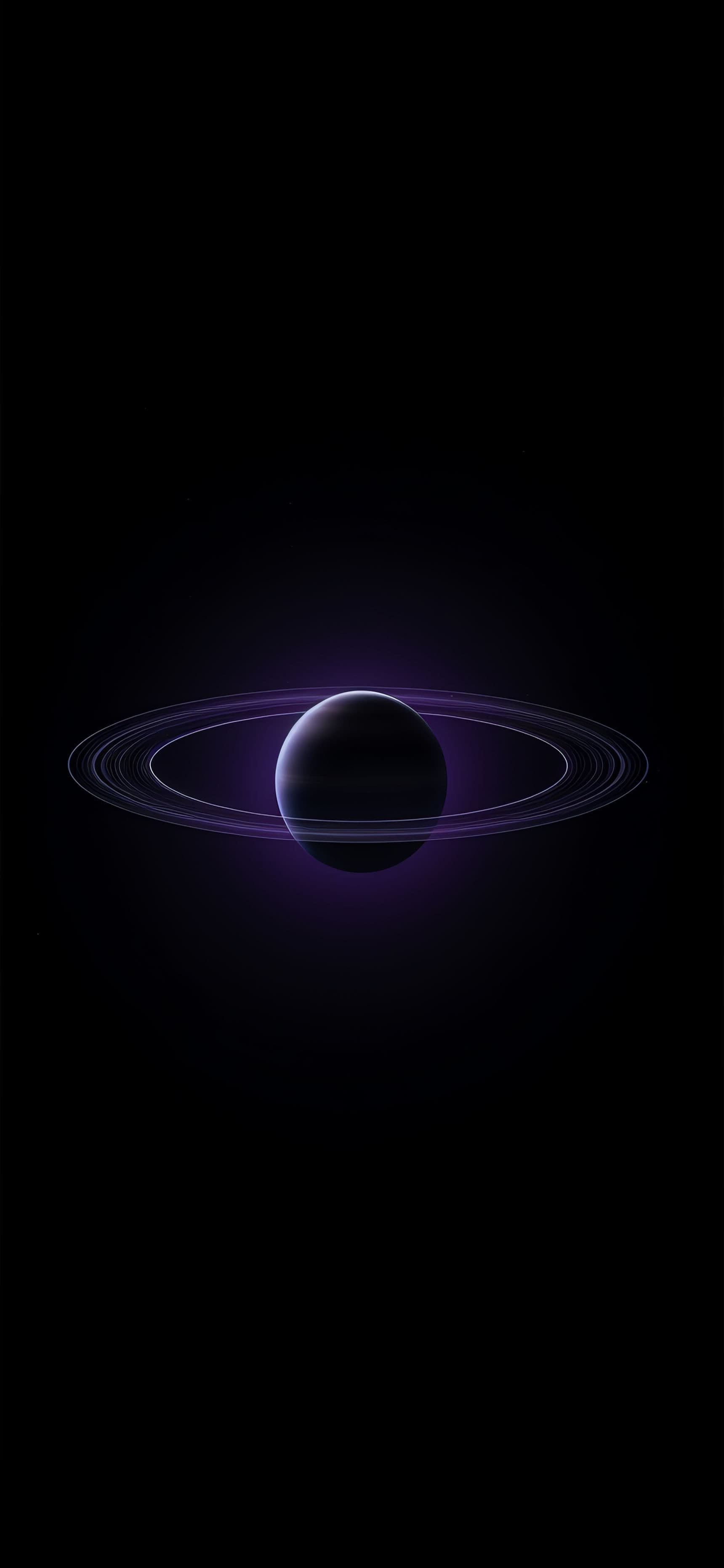 Ethereal Purple Planet - Pro phone wallpaper