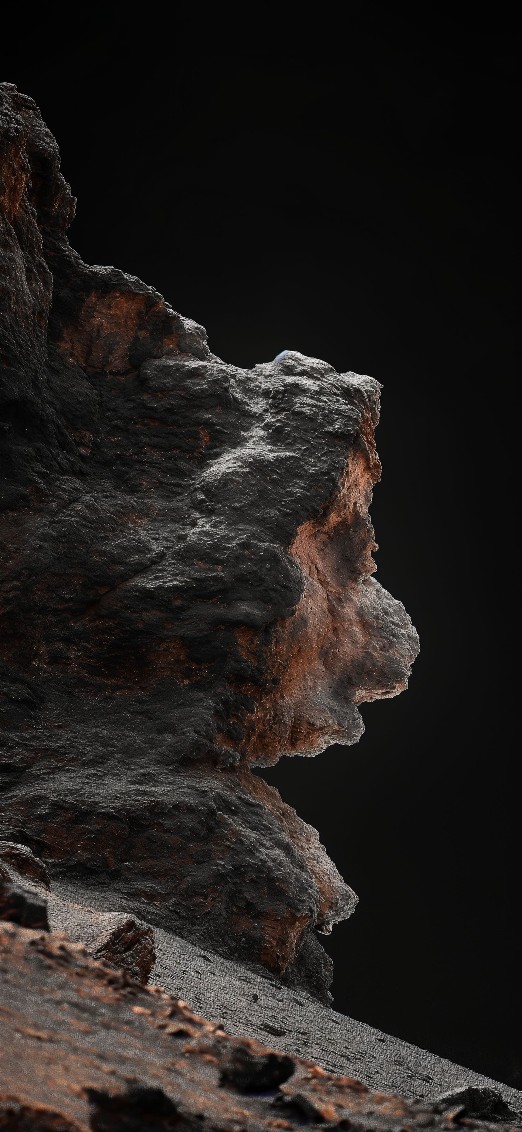 Rocky Face Profile - Pro phone wallpaper