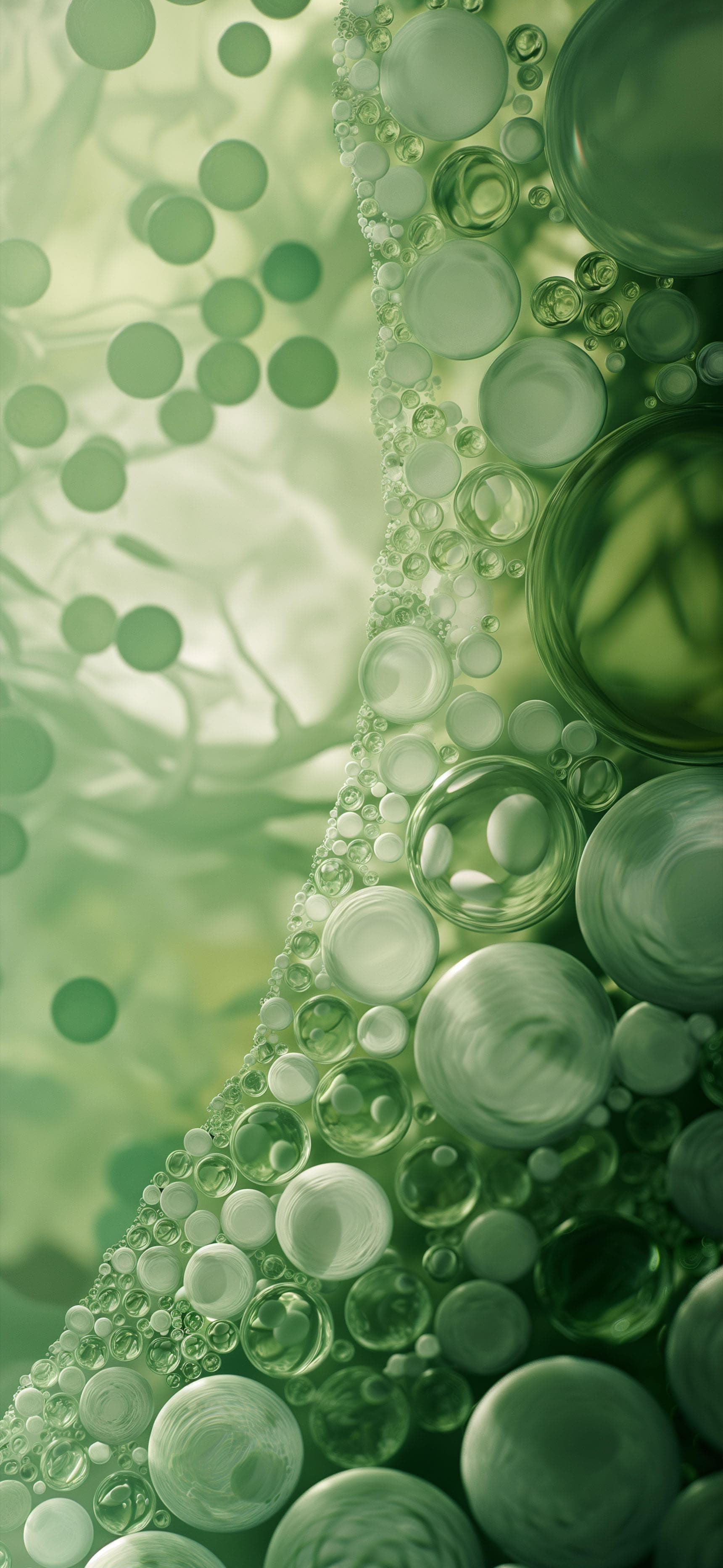 Green Cellular Abstraction - Pro phone wallpaper