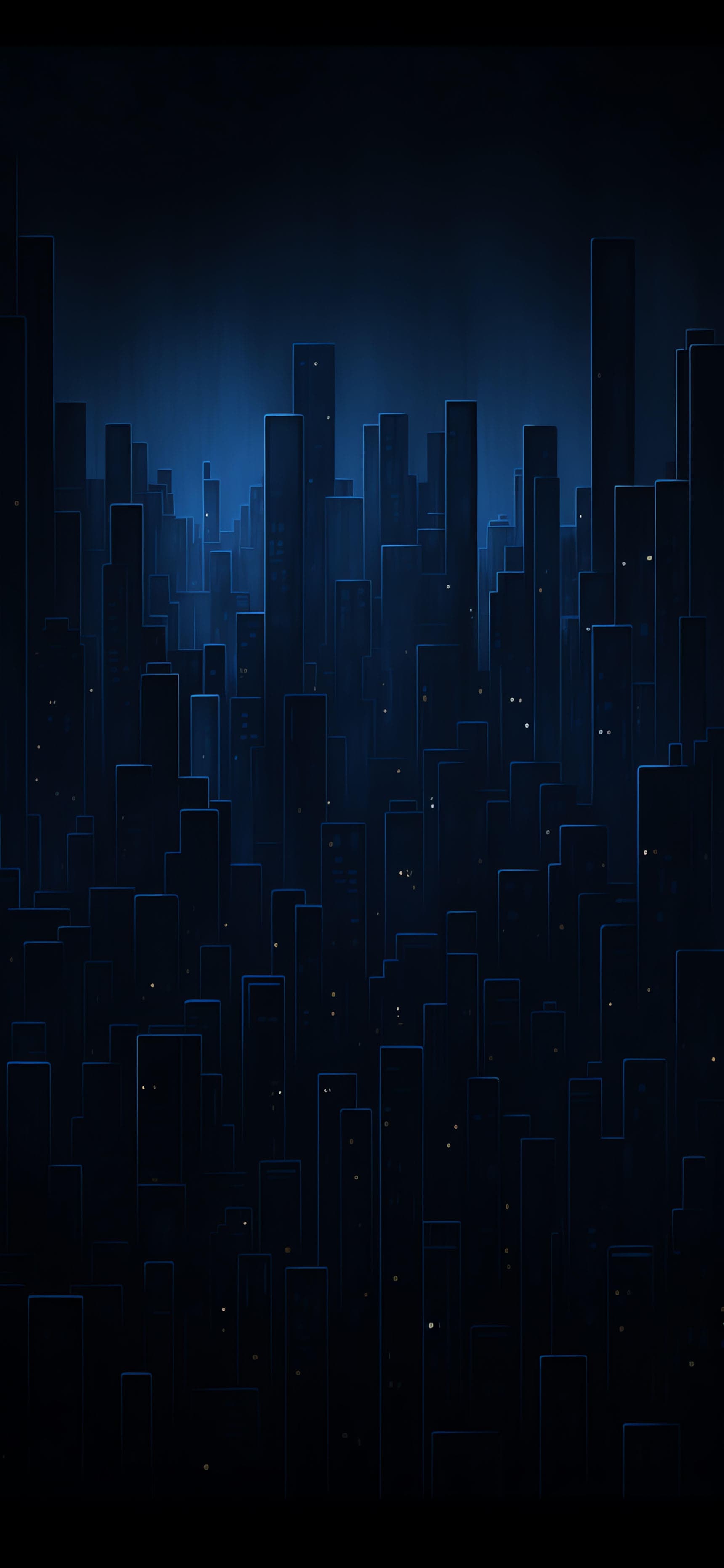 Abstract Cityscape Dark - Pro phone wallpaper