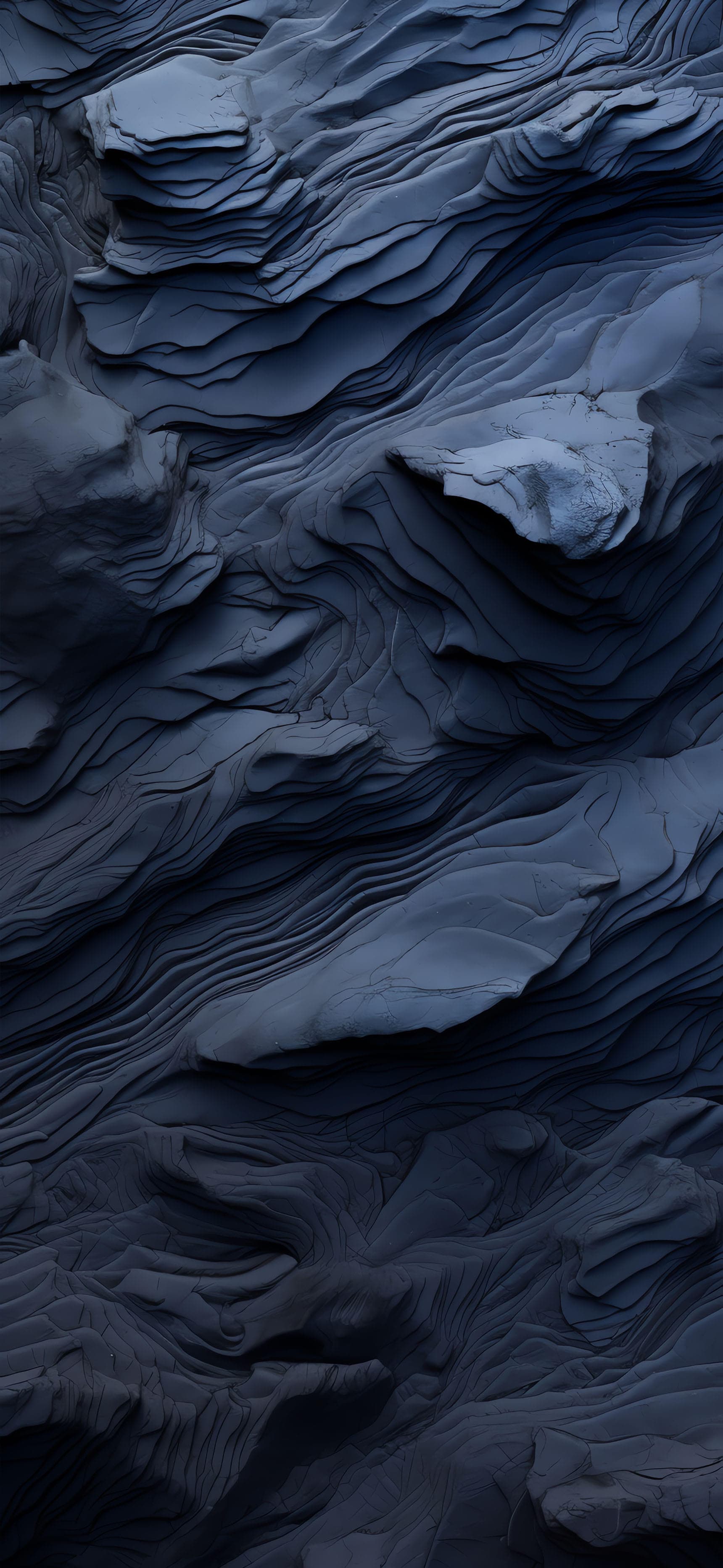Layered Dark Relief - Pro phone wallpaper