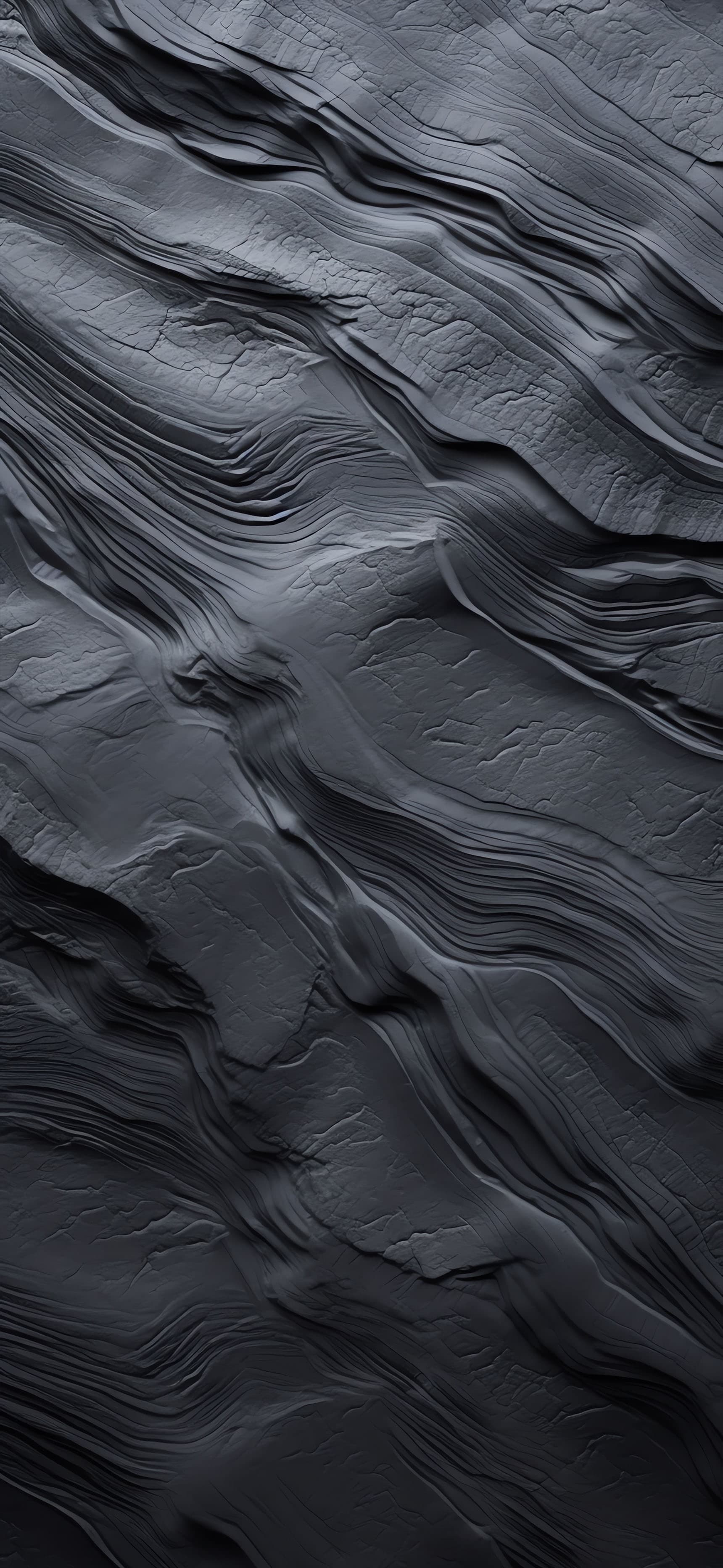 Abstract Dark Waves - Pro phone wallpaper