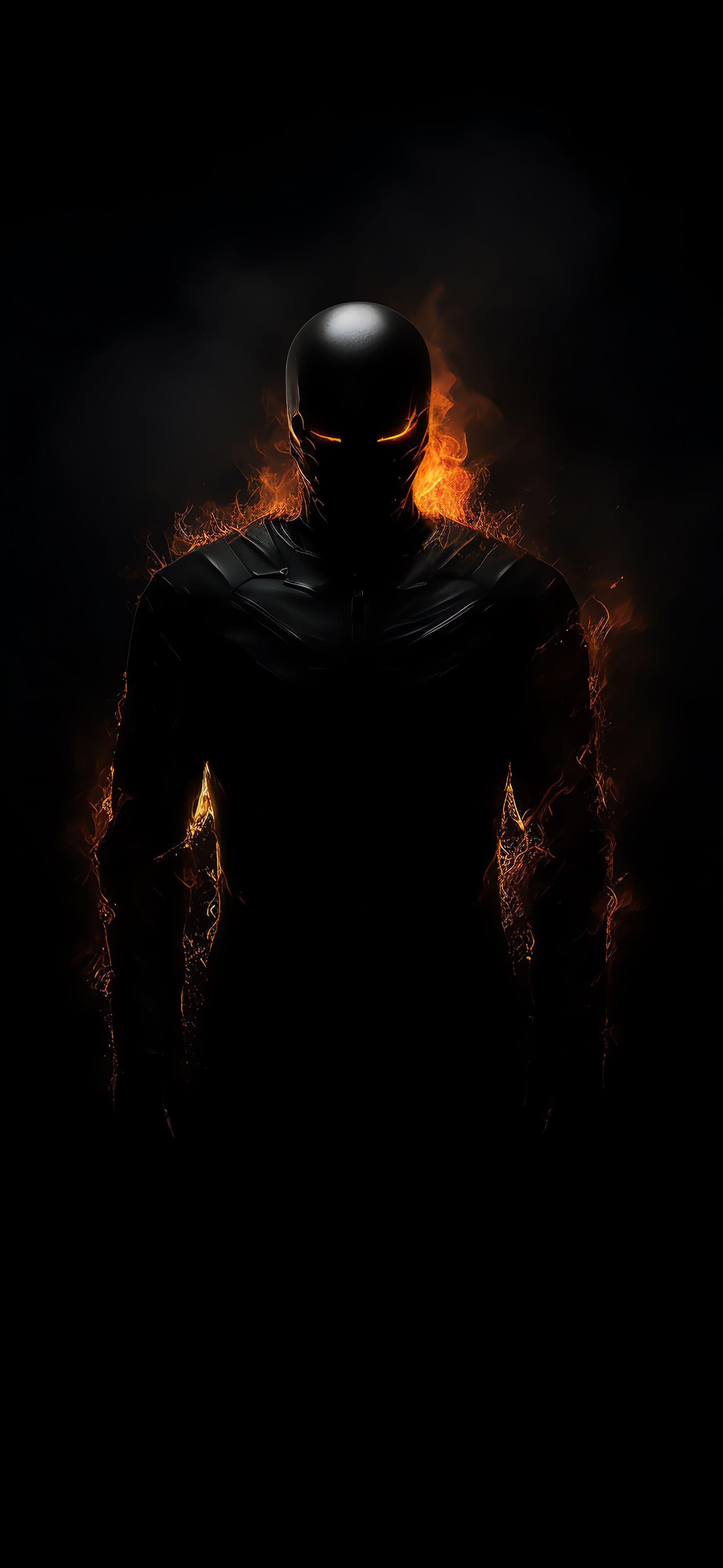 Burning Shadow Entity - Pro phone wallpaper