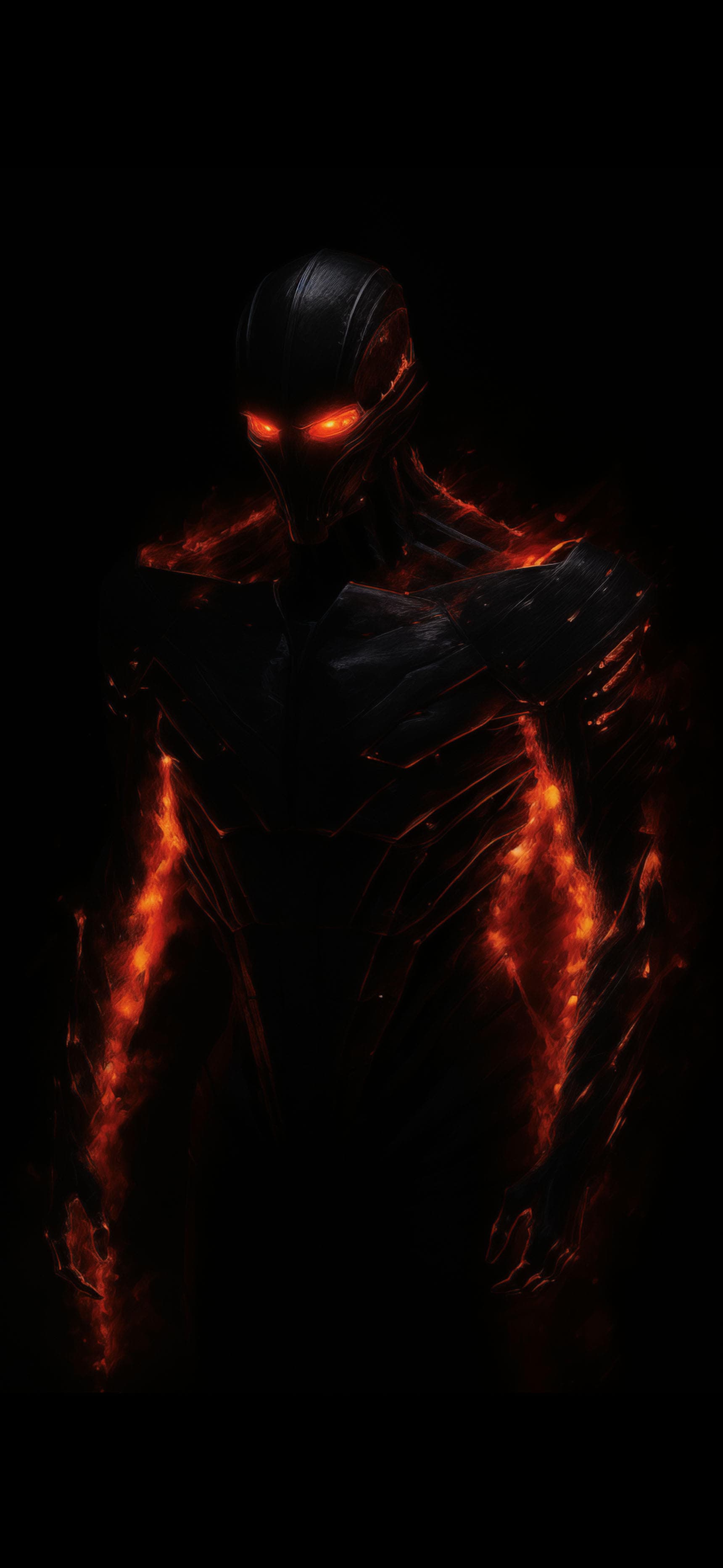 Inferno Dark Figure - Pro phone wallpaper