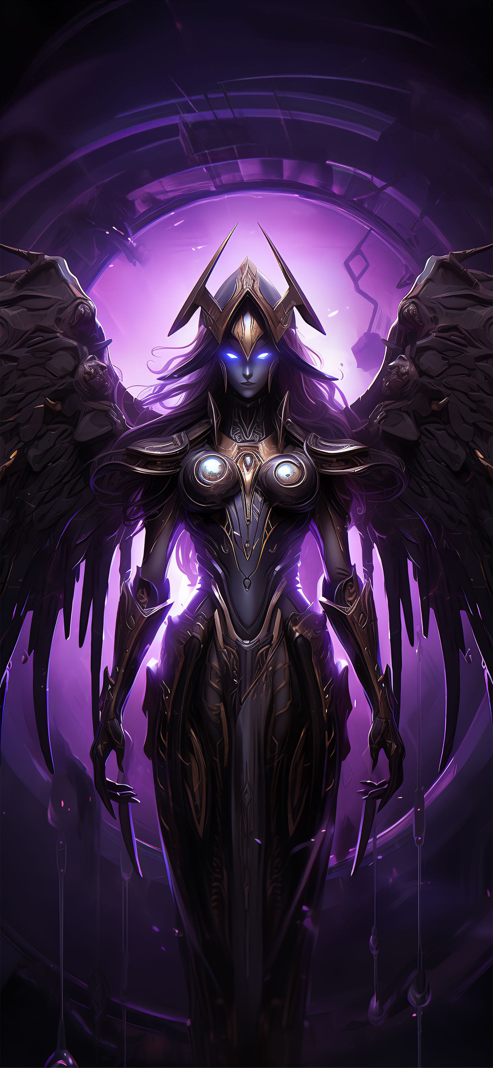 Dark Angel Figure - Pro phone wallpaper