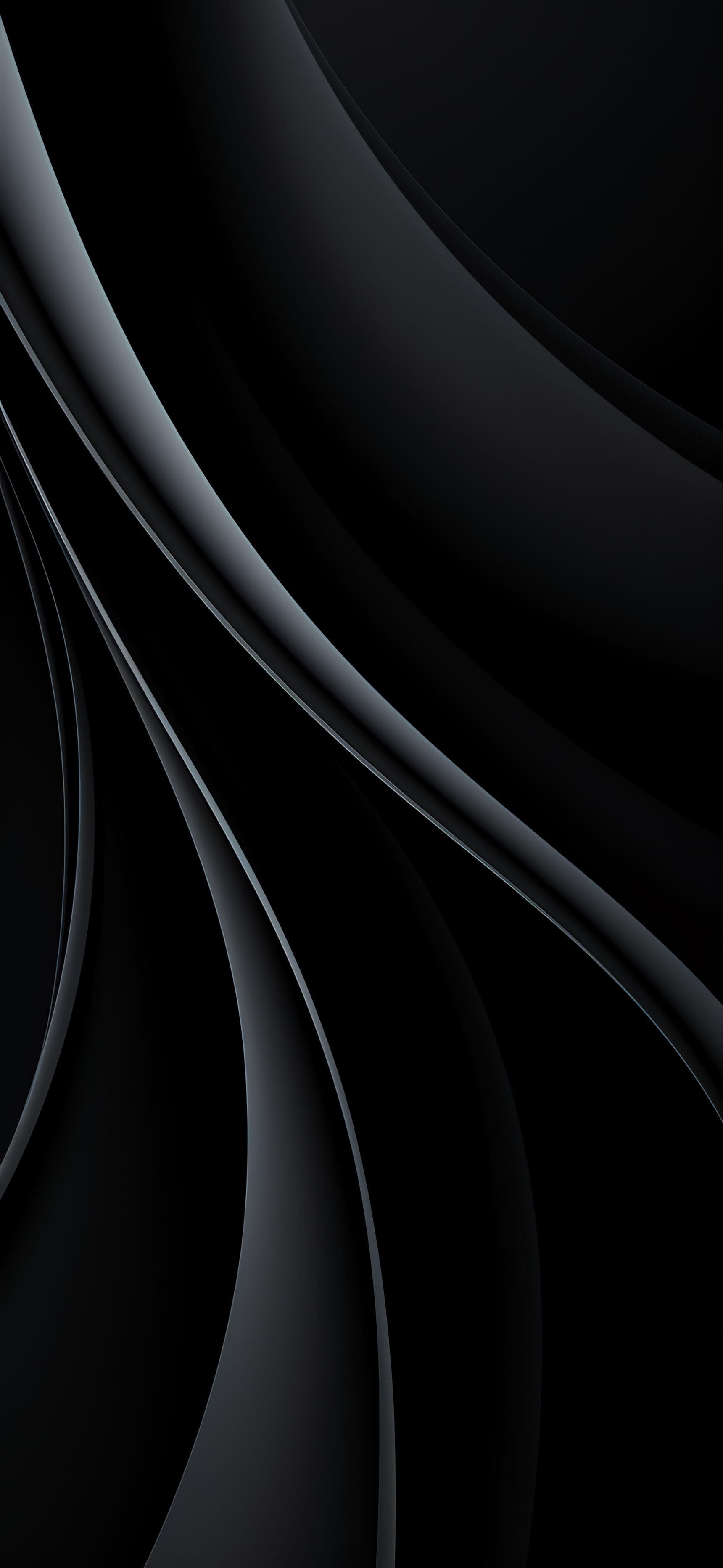 Dark Wavy Abstraction - Pro phone wallpaper