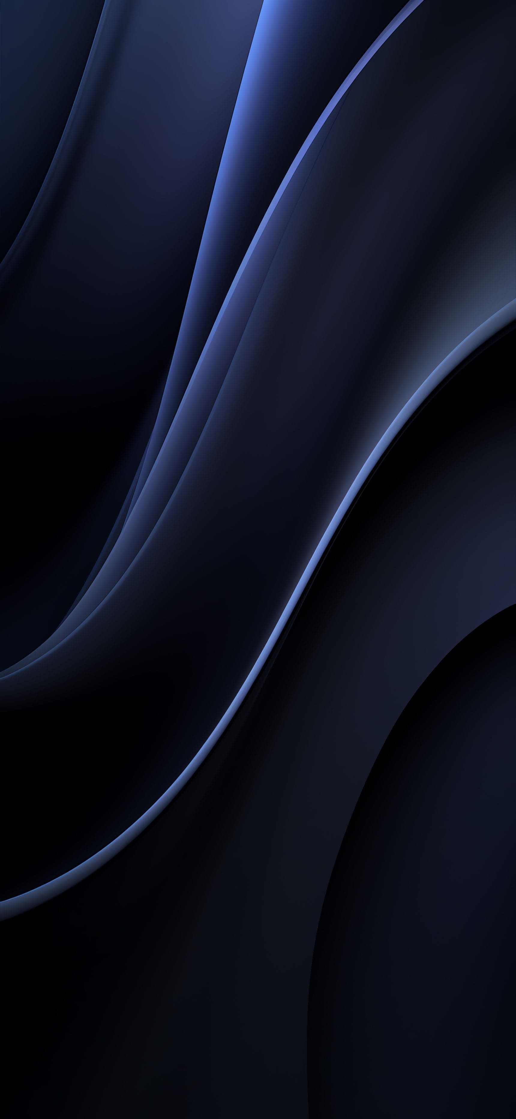 Abstract Dark Waves - Pro phone wallpaper
