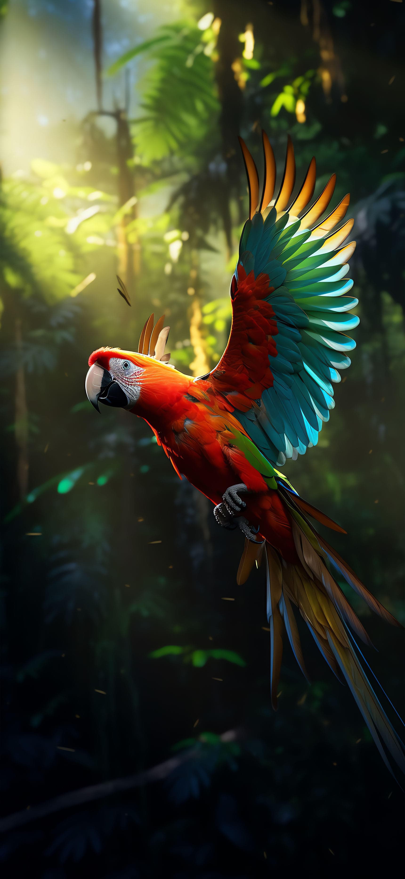 Scarlet Macaw - Pro phone wallpaper