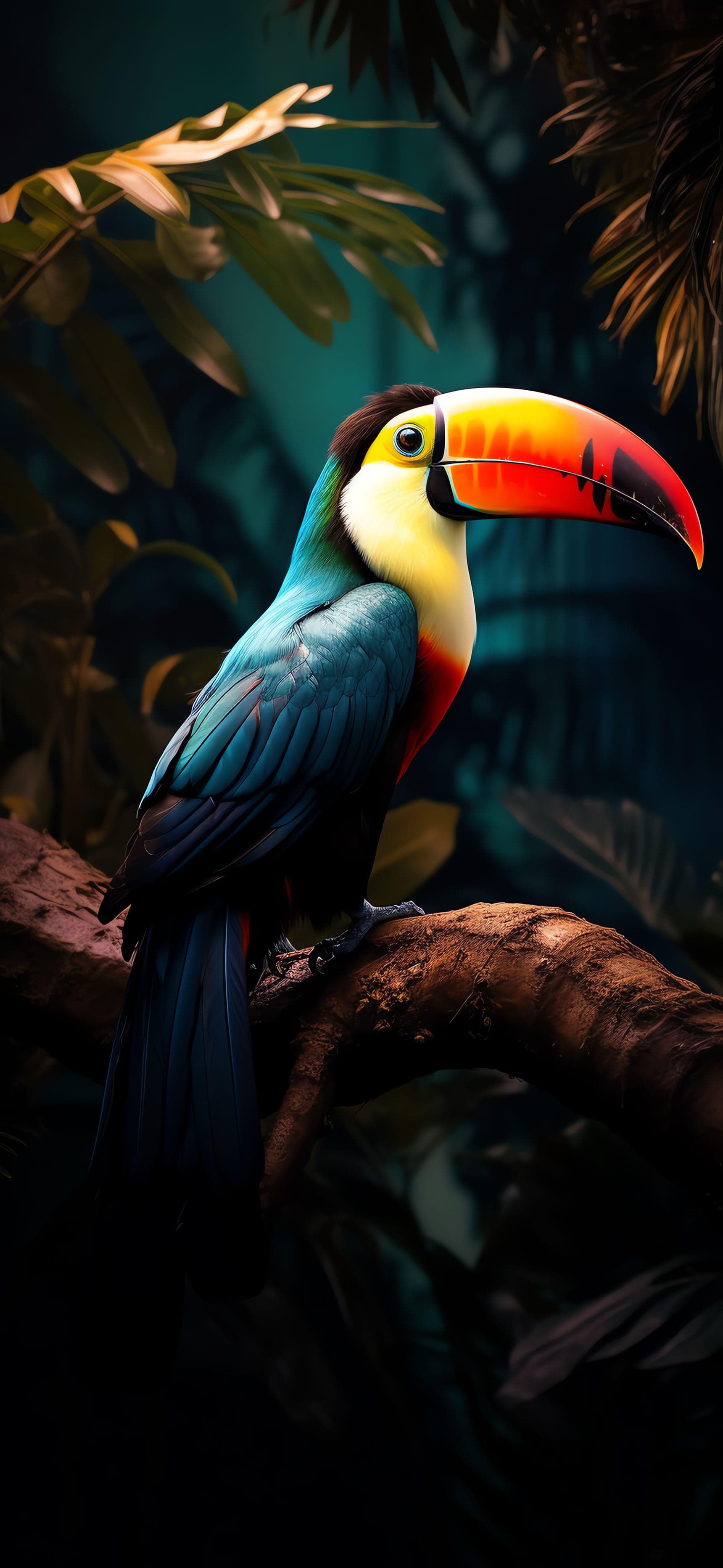 Tropical Toucan - Pro phone wallpaper