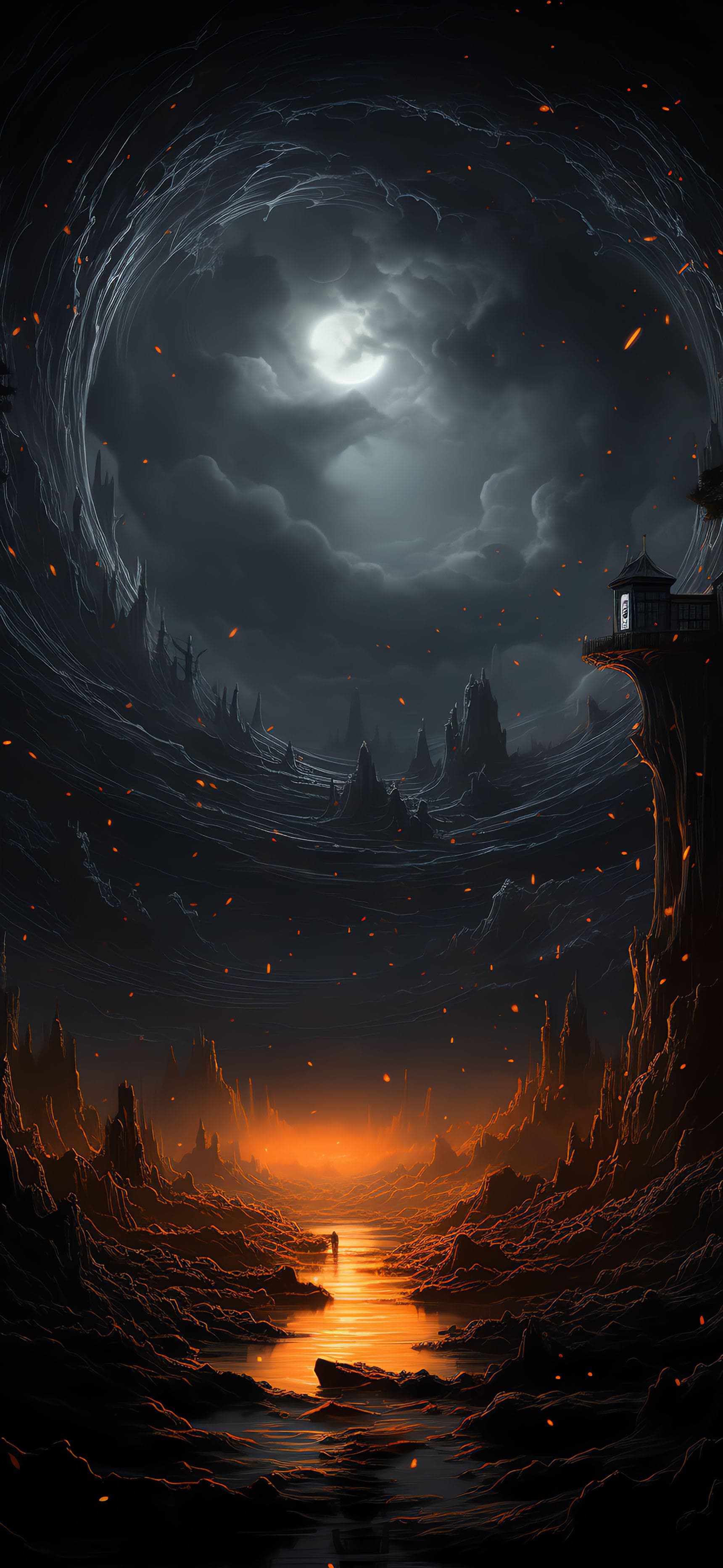 Infernal Abyss - Pro phone wallpaper
