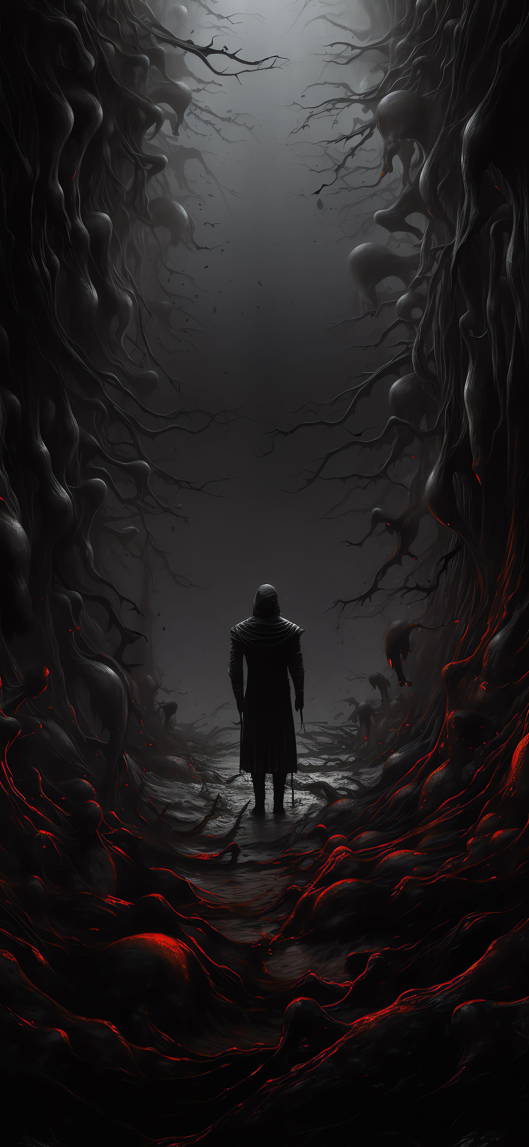 Nightmare Forest - Pro phone wallpaper