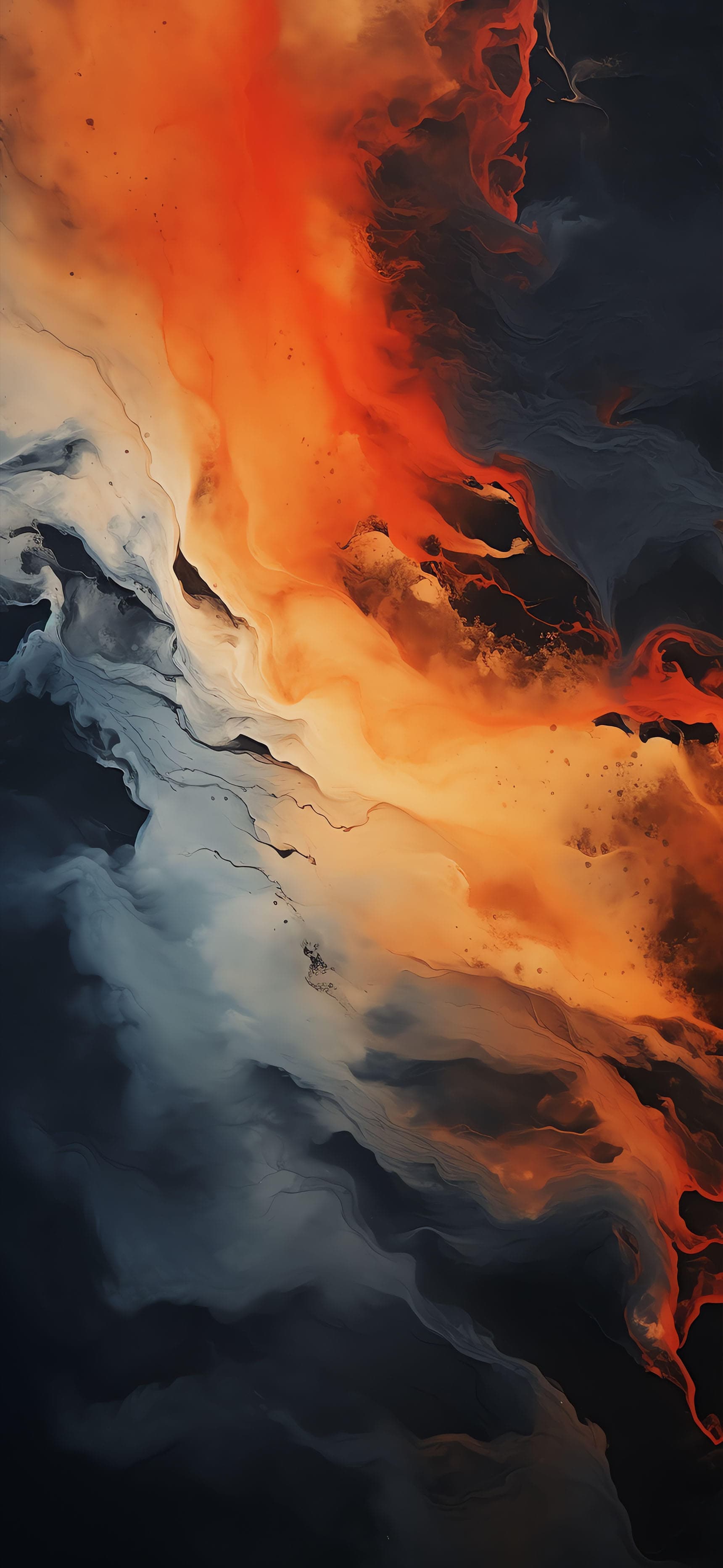 Fiery Abstract - Pro phone wallpaper