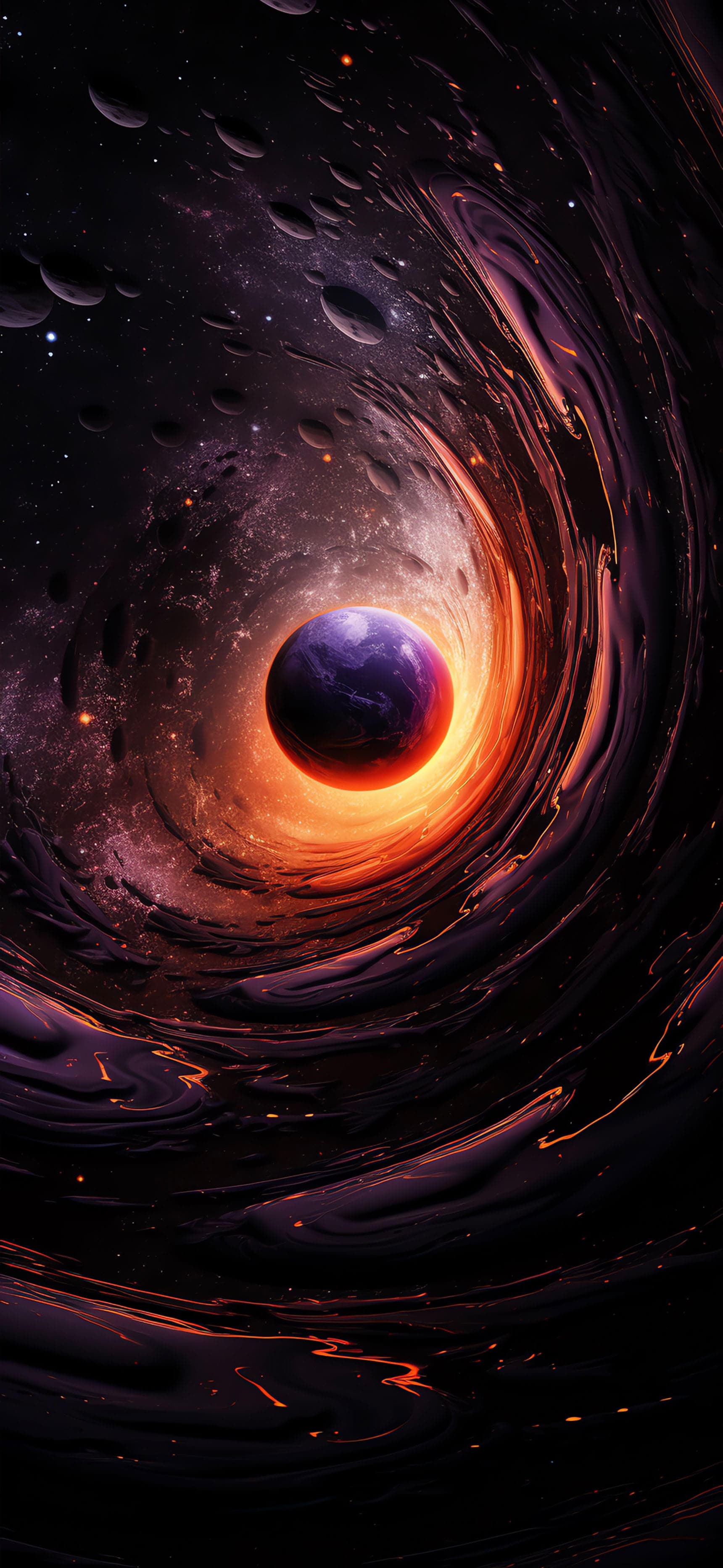 Planetary Core - Pro phone wallpaper