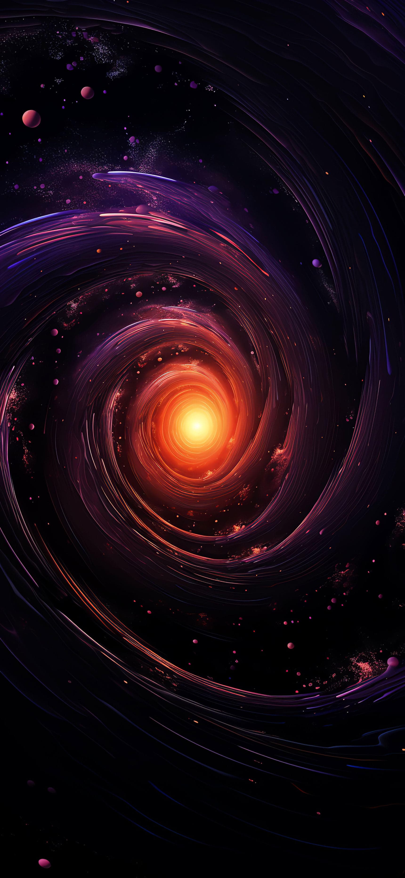 Cosmic Swirl - Pro phone wallpaper