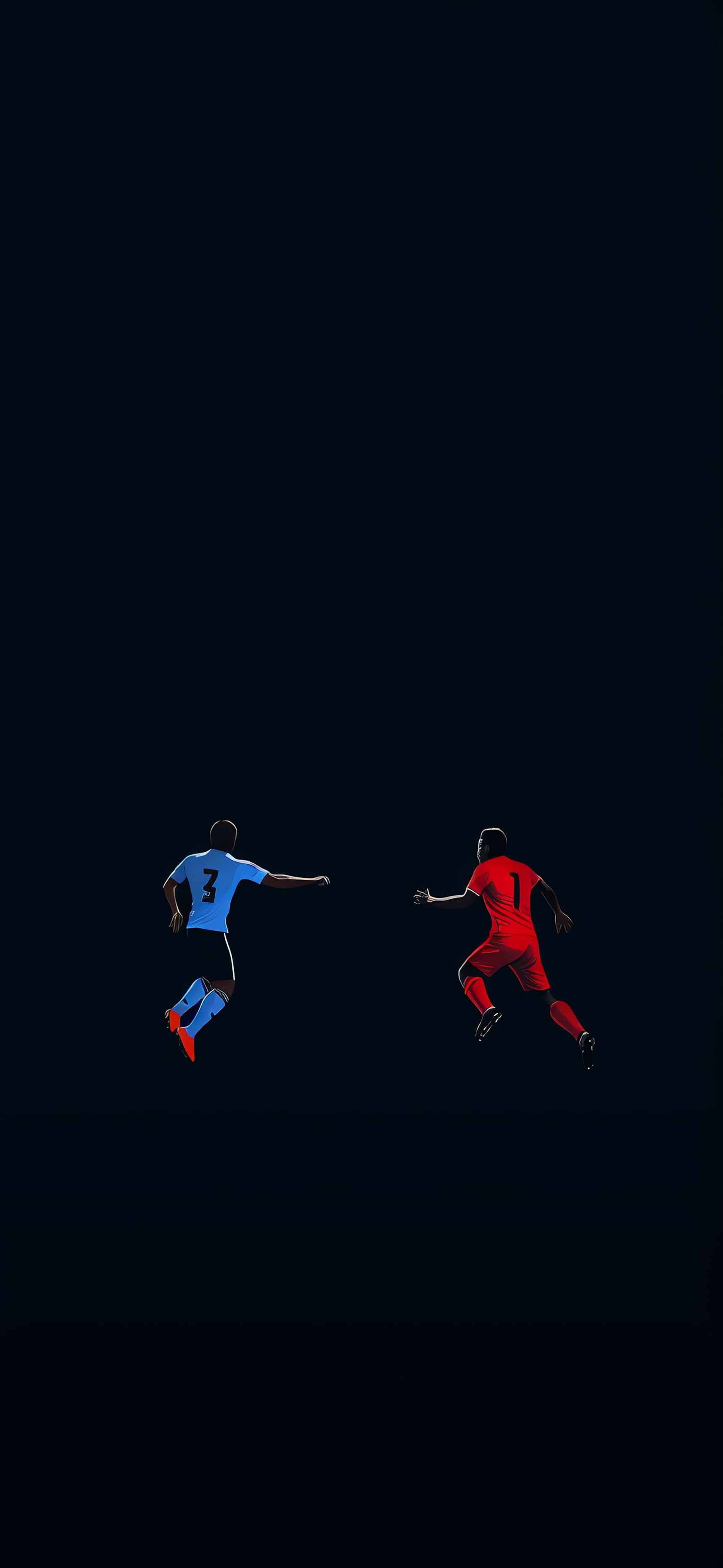 Soccer Jump Silhouette - Pro phone wallpaper