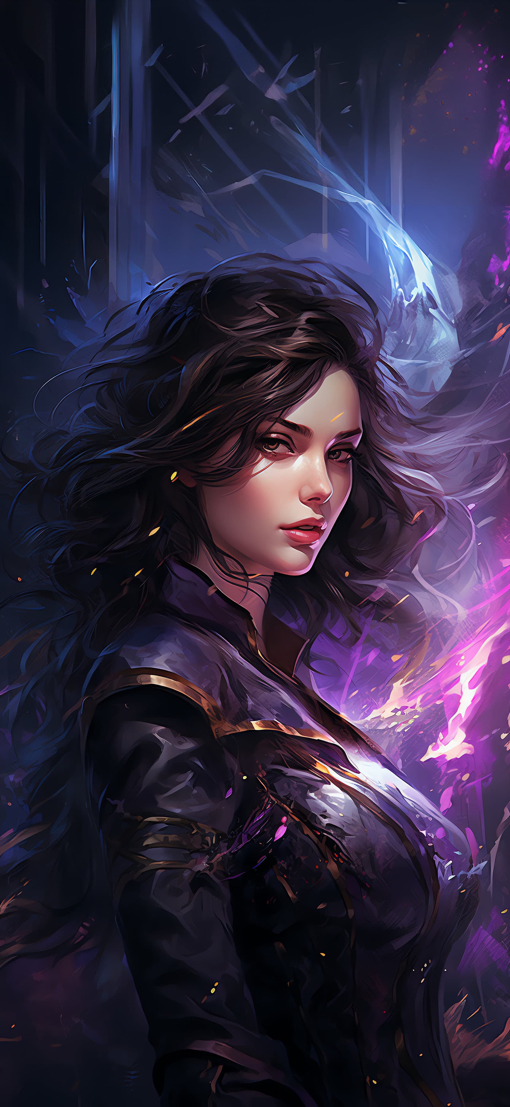 Mystic Woman Portrait - Pro phone wallpaper