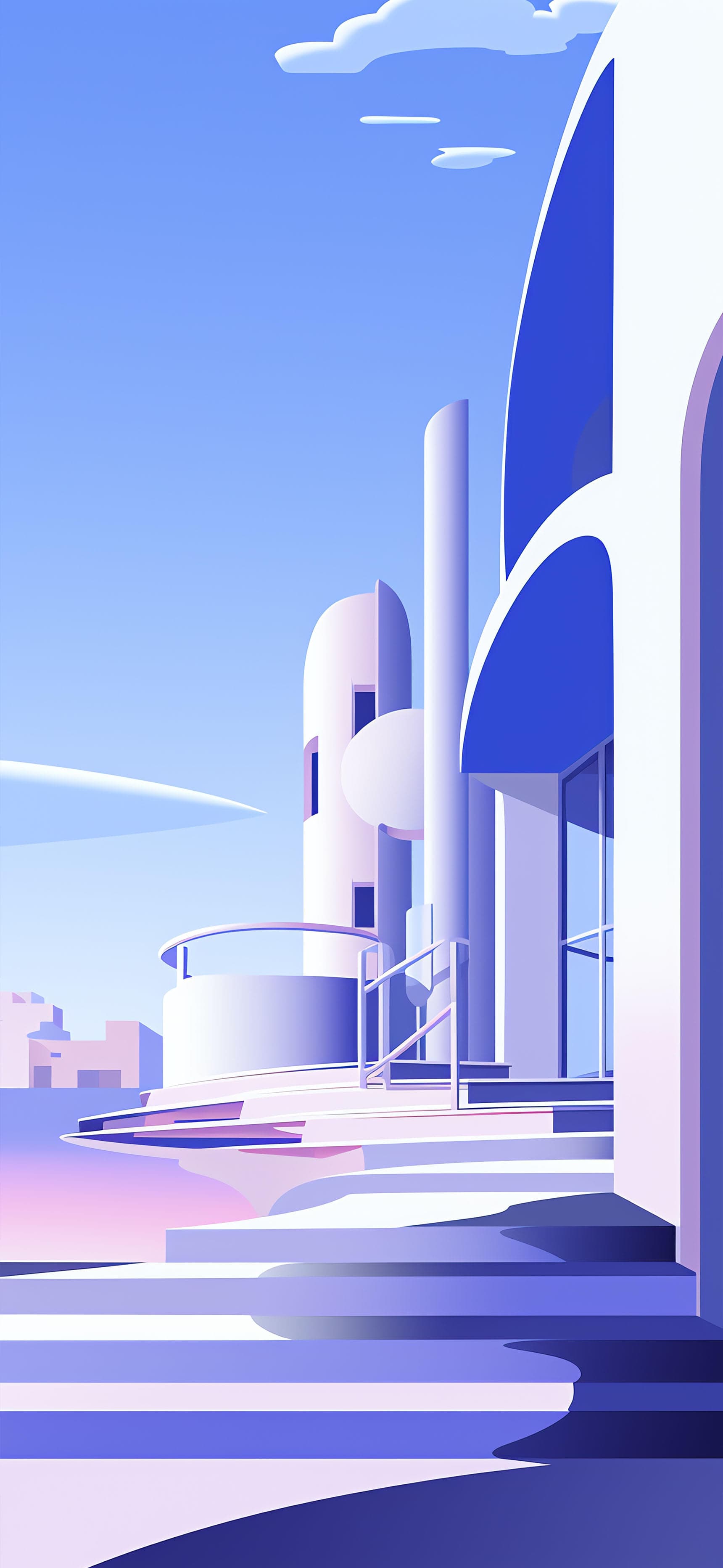 Modern Architecture Vista - Pro phone wallpaper